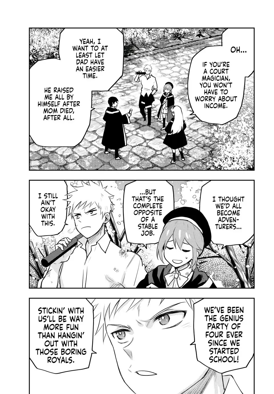 A Court Magician, Who Was Focused On Supportive Magic Because His Allies Were Too Weak, Aims To Become The Strongest After Being Banished chapter 15.5 page 2