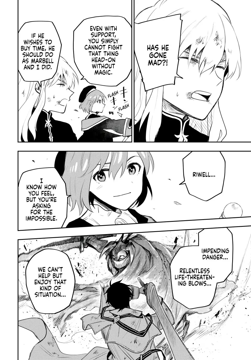 A Court Magician, Who Was Focused On Supportive Magic Because His Allies Were Too Weak, Aims To Become The Strongest After Being Banished chapter 15 page 14