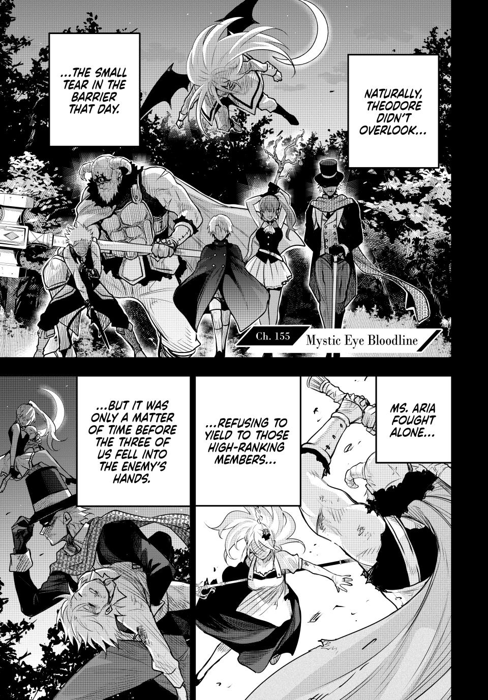 A Court Magician, Who Was Focused On Supportive Magic Because His Allies Were Too Weak, Aims To Become The Strongest After Being Banished chapter 155 page 1