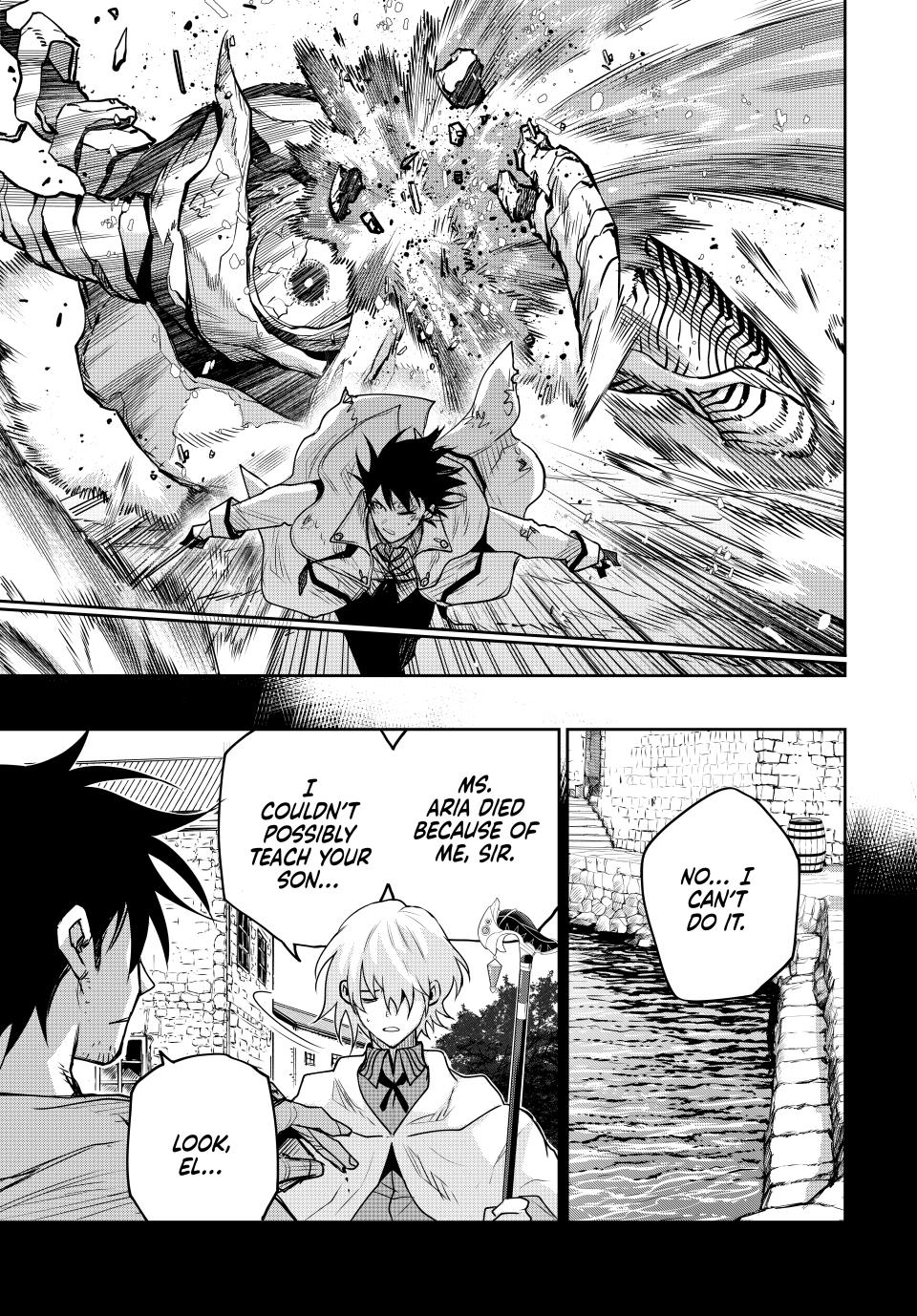 A Court Magician, Who Was Focused On Supportive Magic Because His Allies Were Too Weak, Aims To Become The Strongest After Being Banished chapter 165 page 7