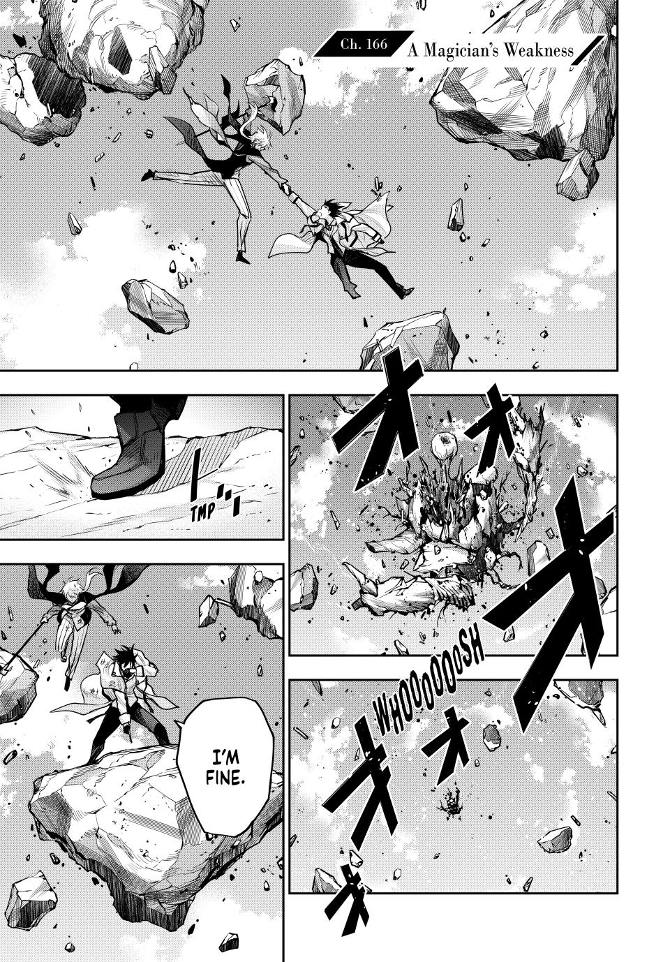 A Court Magician, Who Was Focused On Supportive Magic Because His Allies Were Too Weak, Aims To Become The Strongest After Being Banished chapter 166 page 1