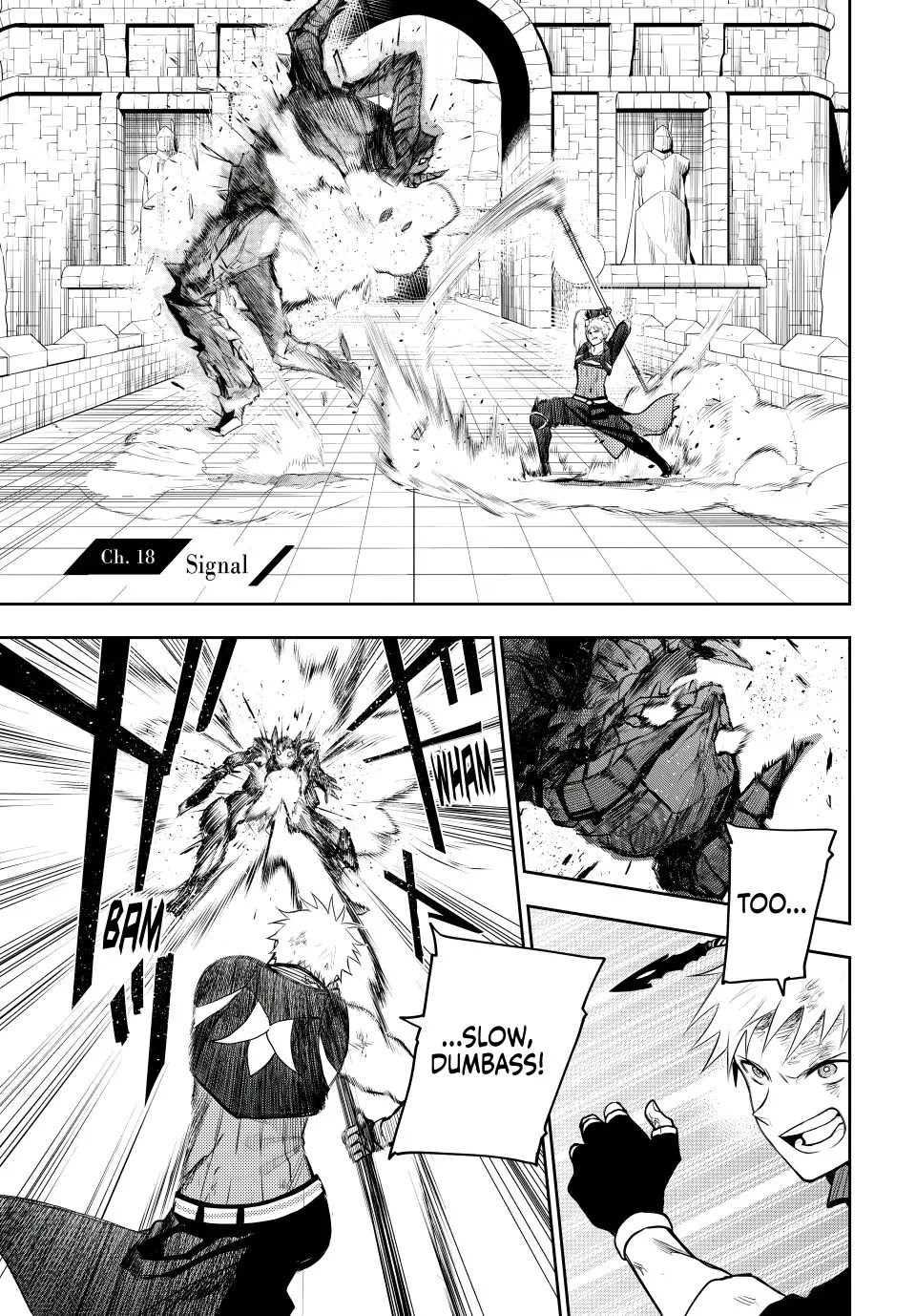 A Court Magician, Who Was Focused On Supportive Magic Because His Allies Were Too Weak, Aims To Become The Strongest After Being Banished chapter 18 page 1