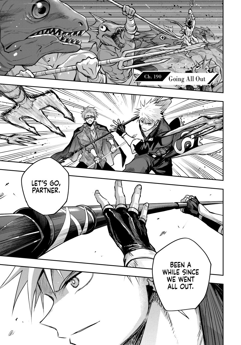 A Court Magician, Who Was Focused On Supportive Magic Because His Allies Were Too Weak, Aims To Become The Strongest After Being Banished chapter 190 page 1