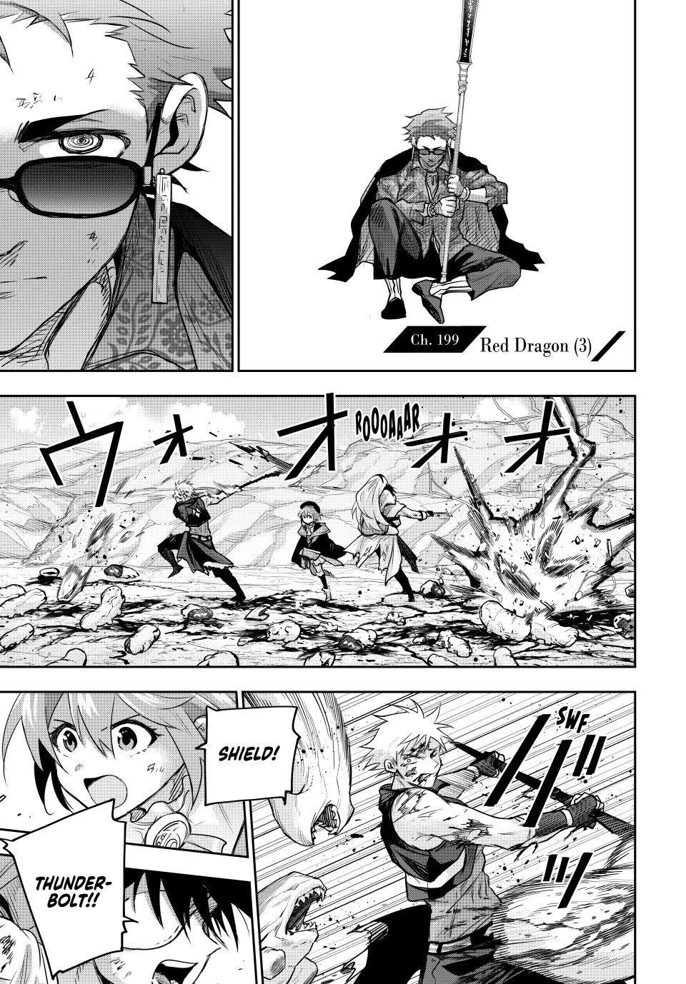 A Court Magician, Who Was Focused On Supportive Magic Because His Allies Were Too Weak, Aims To Become The Strongest After Being Banished chapter 199 page 1