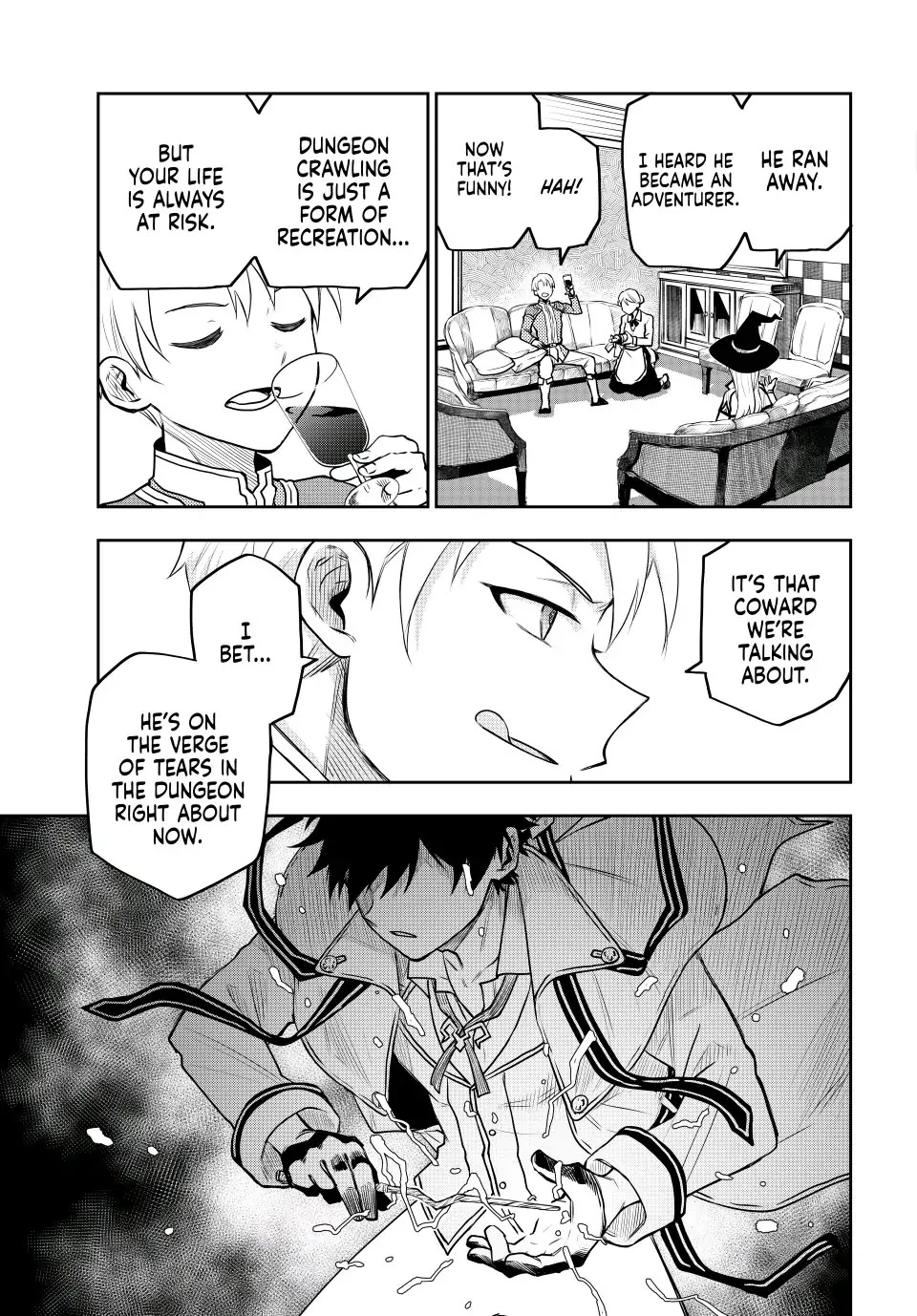 A Court Magician, Who Was Focused On Supportive Magic Because His Allies Were Too Weak, Aims To Become The Strongest After Being Banished chapter 2 page 21