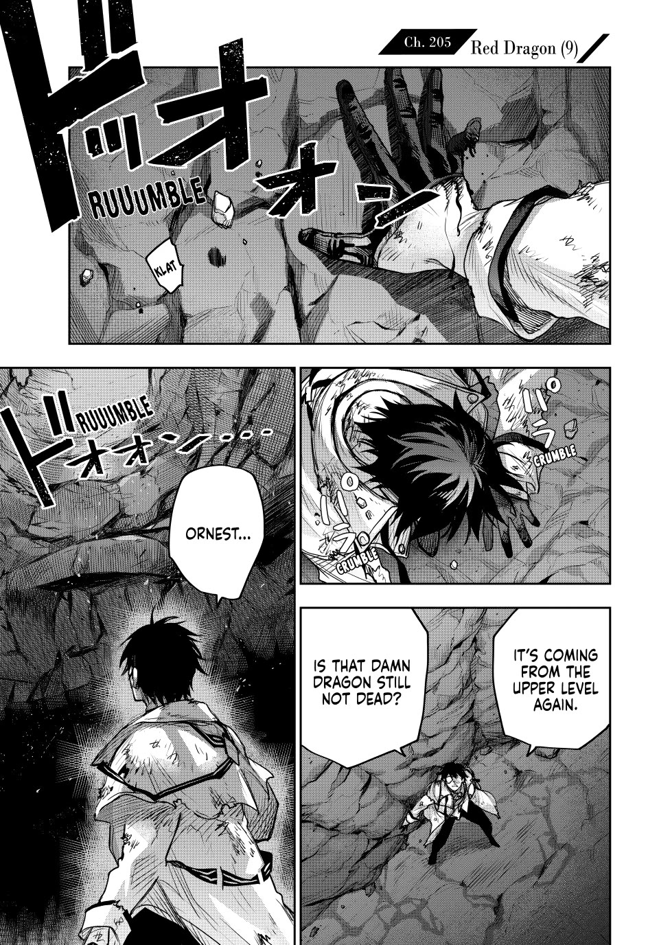 A Court Magician, Who Was Focused On Supportive Magic Because His Allies Were Too Weak, Aims To Become The Strongest After Being Banished chapter 205 page 1