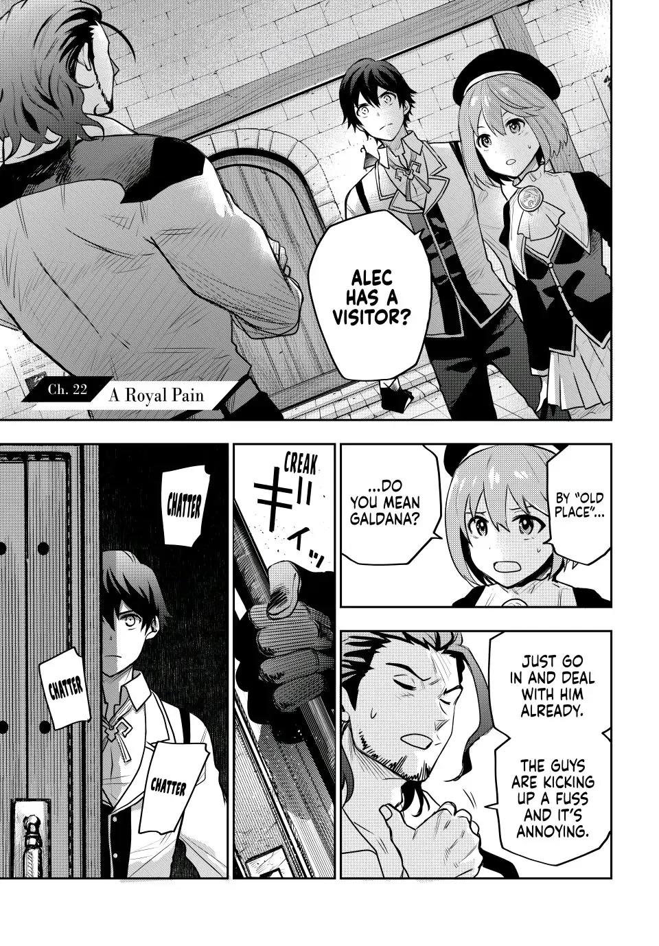 A Court Magician, Who Was Focused On Supportive Magic Because His Allies Were Too Weak, Aims To Become The Strongest After Being Banished chapter 22 page 1