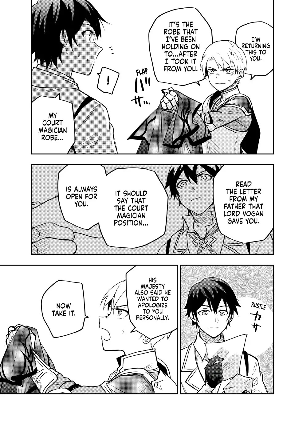 A Court Magician, Who Was Focused On Supportive Magic Because His Allies Were Too Weak, Aims To Become The Strongest After Being Banished chapter 24 page 13