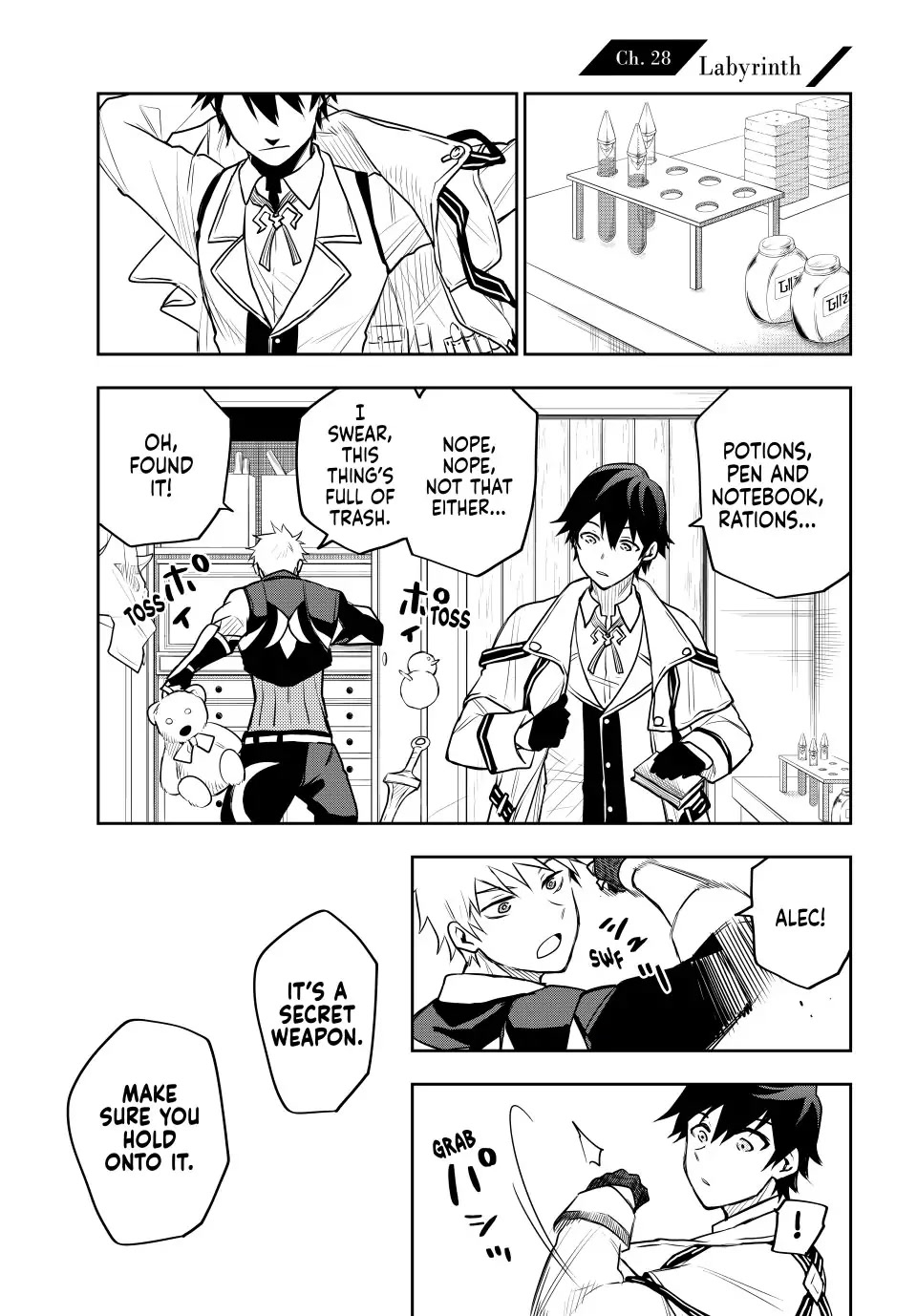 A Court Magician, Who Was Focused On Supportive Magic Because His Allies Were Too Weak, Aims To Become The Strongest After Being Banished chapter 28 page 1