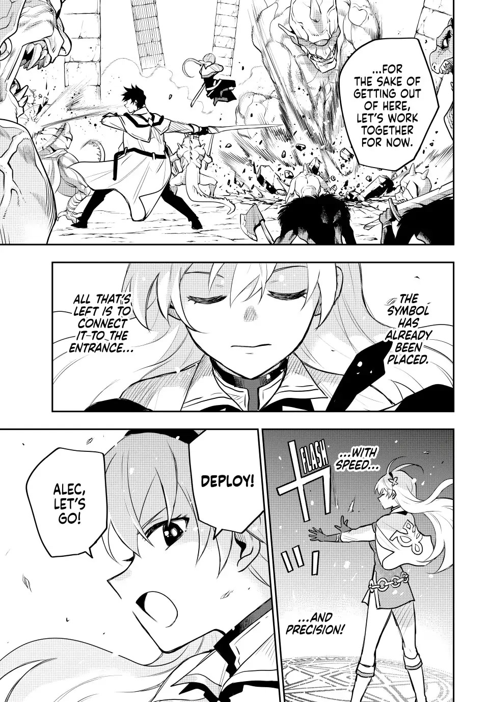 A Court Magician, Who Was Focused On Supportive Magic Because His Allies Were Too Weak, Aims To Become The Strongest After Being Banished chapter 31 page 3