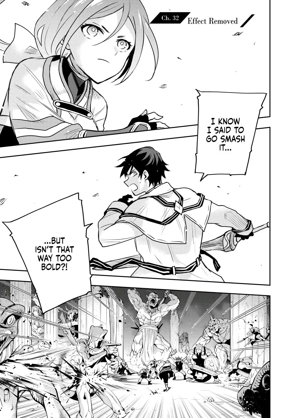 A Court Magician, Who Was Focused On Supportive Magic Because His Allies Were Too Weak, Aims To Become The Strongest After Being Banished chapter 32 page 1