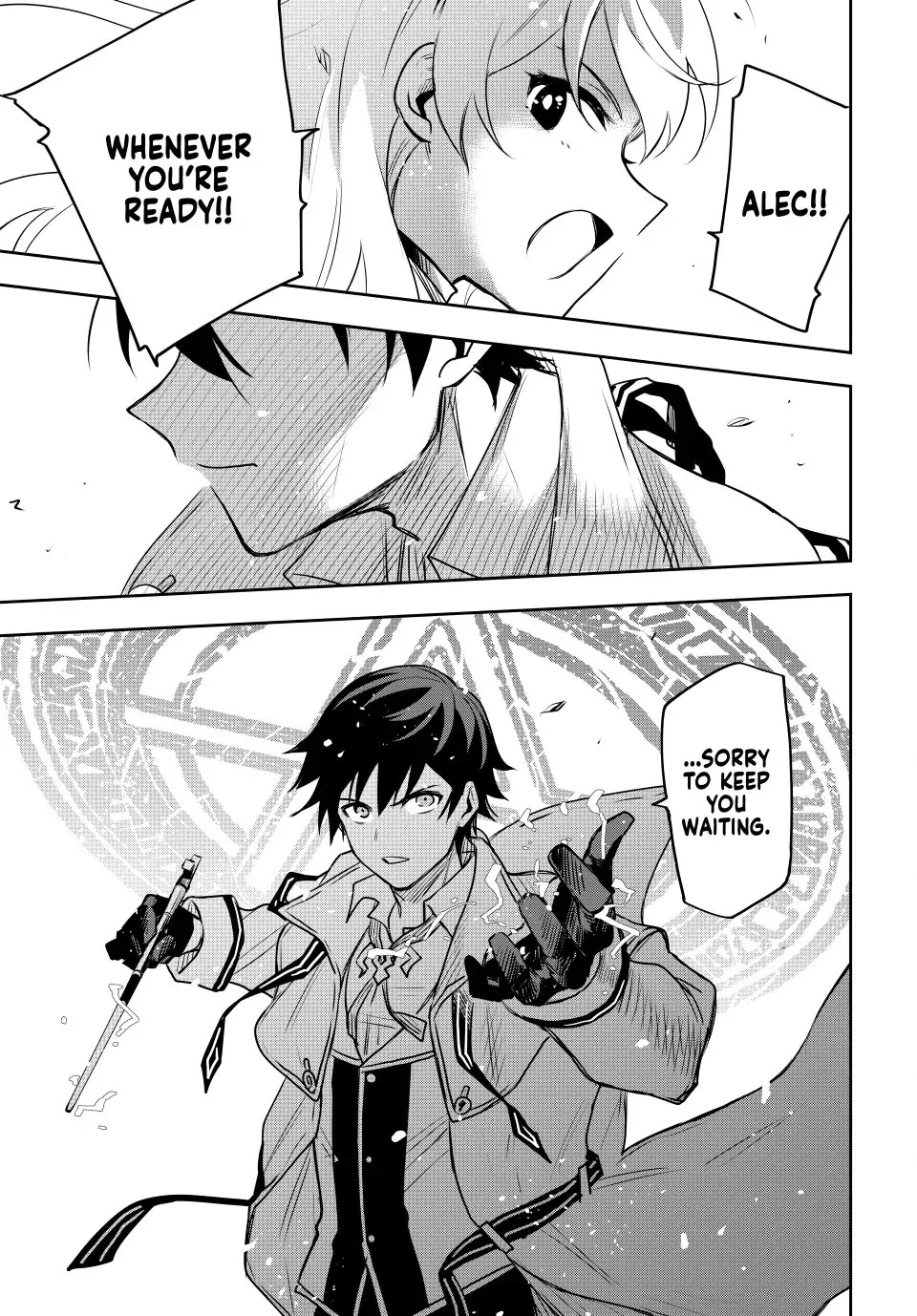 A Court Magician, Who Was Focused On Supportive Magic Because His Allies Were Too Weak, Aims To Become The Strongest After Being Banished chapter 32 page 13