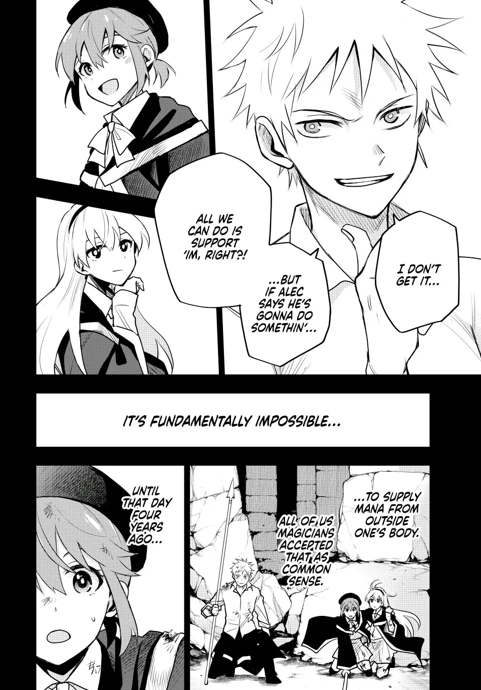 A Court Magician, Who Was Focused On Supportive Magic Because His Allies Were Too Weak, Aims To Become The Strongest After Being Banished chapter 45 page 8