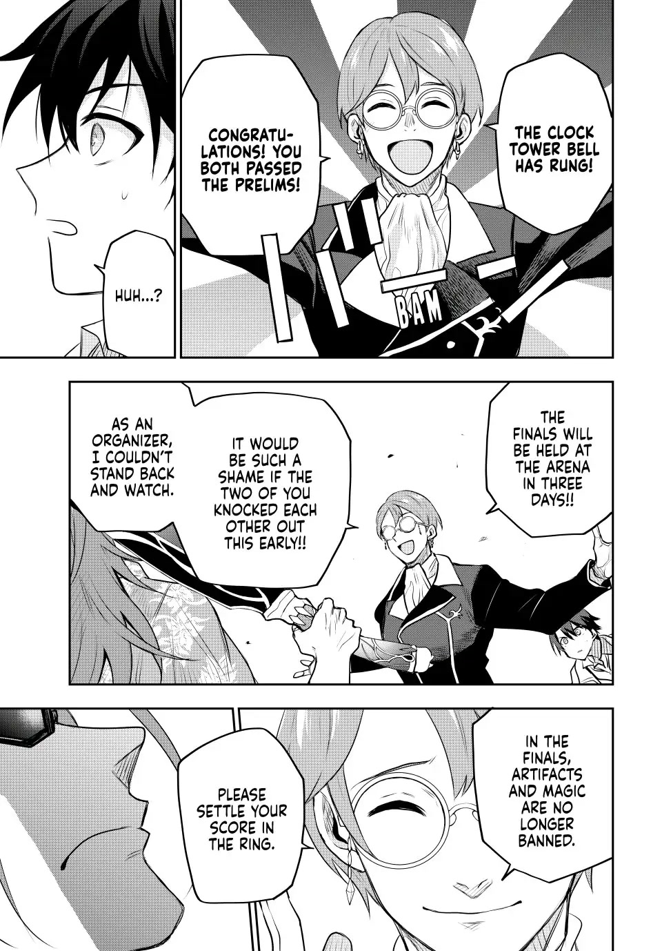 A Court Magician, Who Was Focused On Supportive Magic Because His Allies Were Too Weak, Aims To Become The Strongest After Being Banished chapter 56 page 15