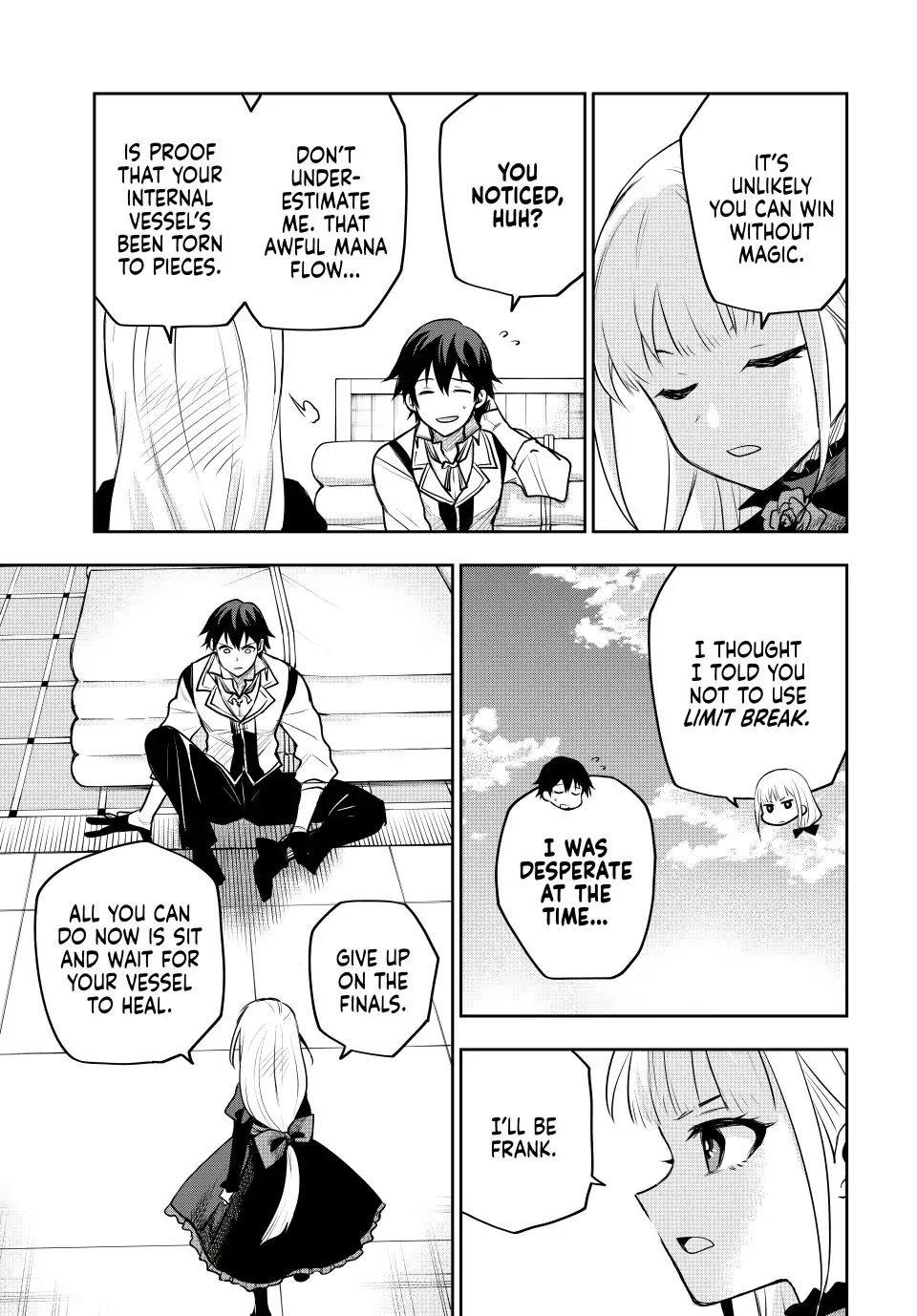 A Court Magician, Who Was Focused On Supportive Magic Because His Allies Were Too Weak, Aims To Become The Strongest After Being Banished chapter 57 page 3