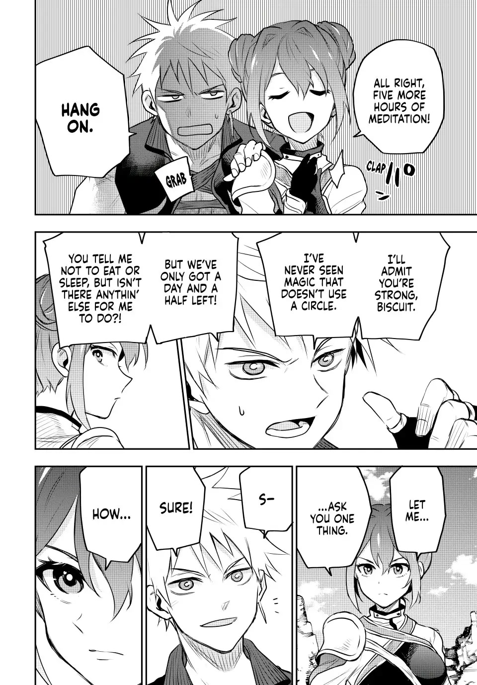 A Court Magician, Who Was Focused On Supportive Magic Because His Allies Were Too Weak, Aims To Become The Strongest After Being Banished chapter 58 page 4