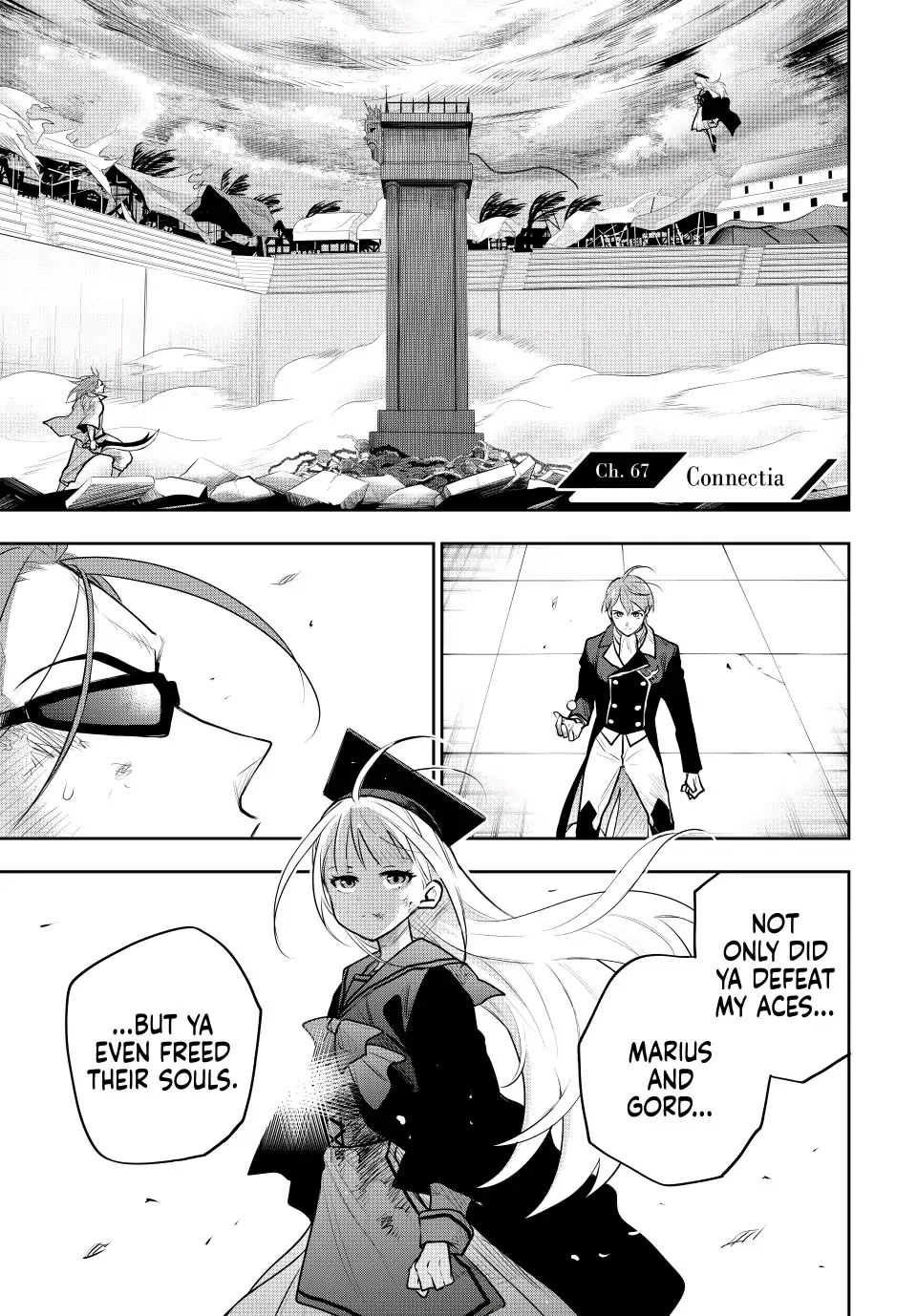 A Court Magician, Who Was Focused On Supportive Magic Because His Allies Were Too Weak, Aims To Become The Strongest After Being Banished chapter 67 page 1