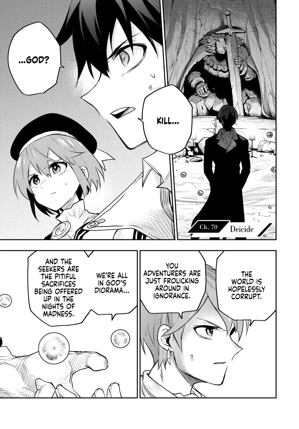 A Court Magician, Who Was Focused On Supportive Magic Because His Allies Were Too Weak, Aims To Become The Strongest After Being Banished chapter 70 page 1