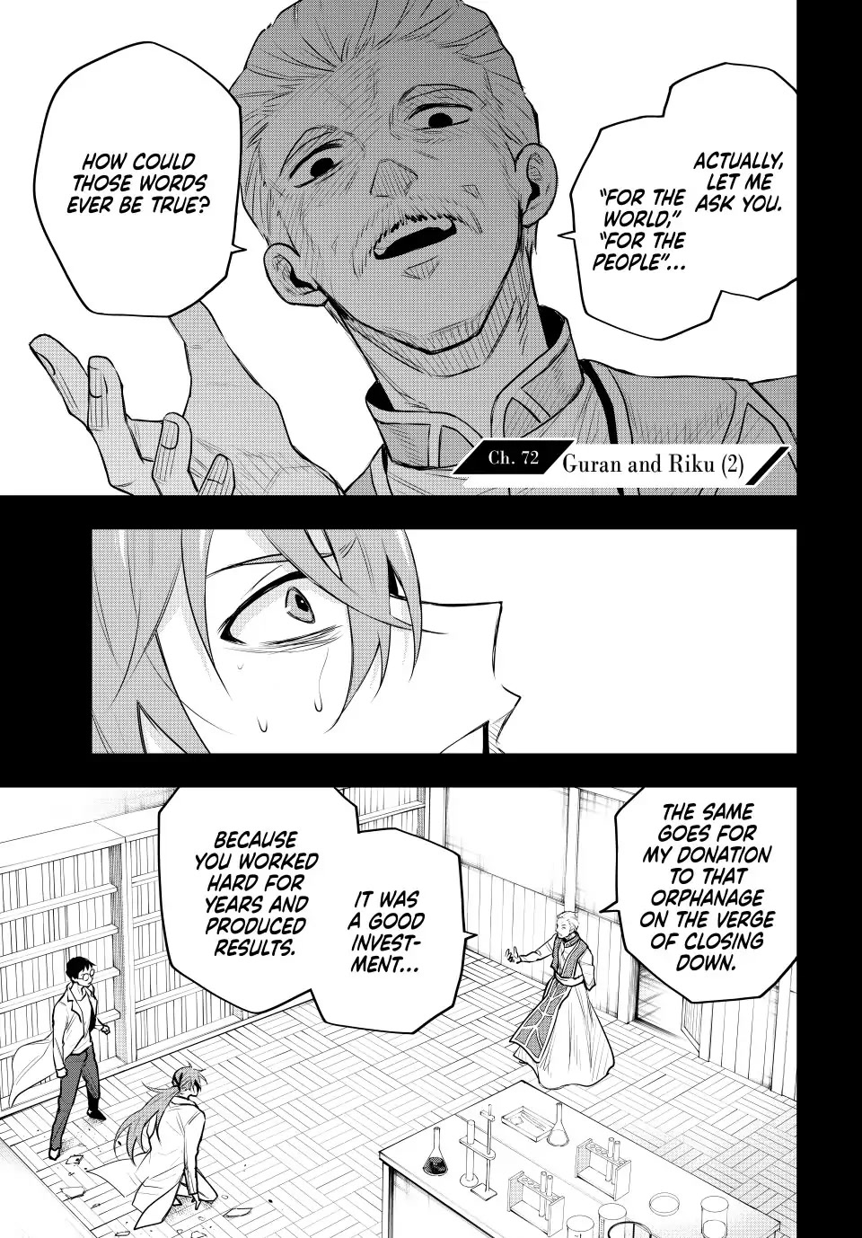 A Court Magician, Who Was Focused On Supportive Magic Because His Allies Were Too Weak, Aims To Become The Strongest After Being Banished chapter 72 page 1