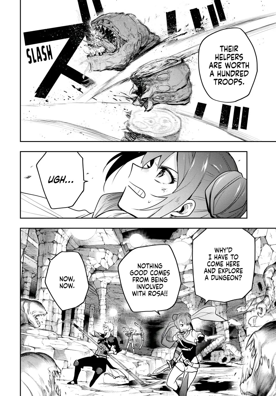 A Court Magician, Who Was Focused On Supportive Magic Because His Allies Were Too Weak, Aims To Become The Strongest After Being Banished chapter 73 page 12