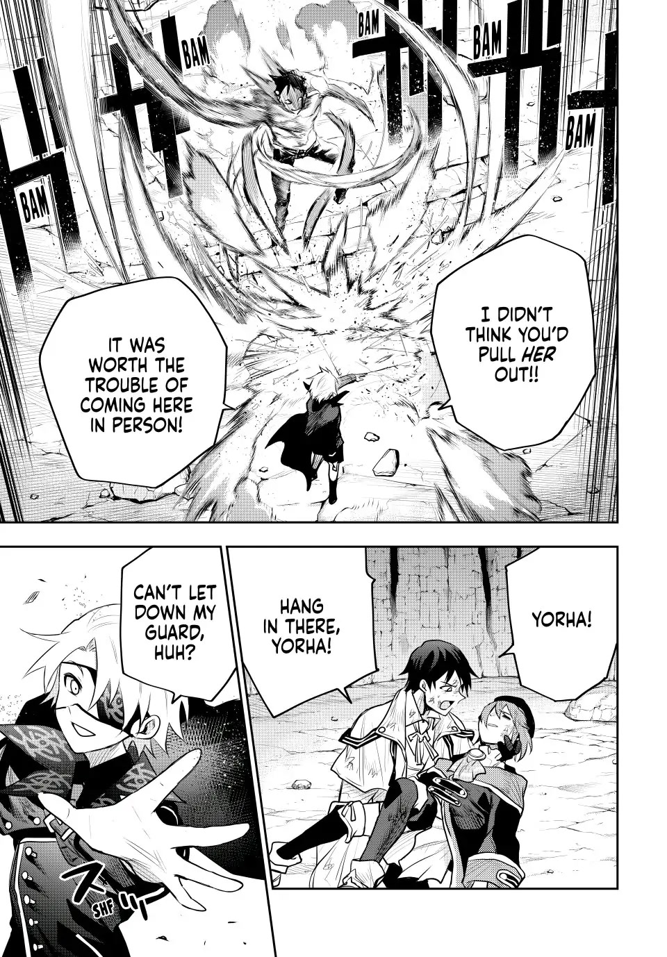 A Court Magician, Who Was Focused On Supportive Magic Because His Allies Were Too Weak, Aims To Become The Strongest After Being Banished chapter 74 page 12