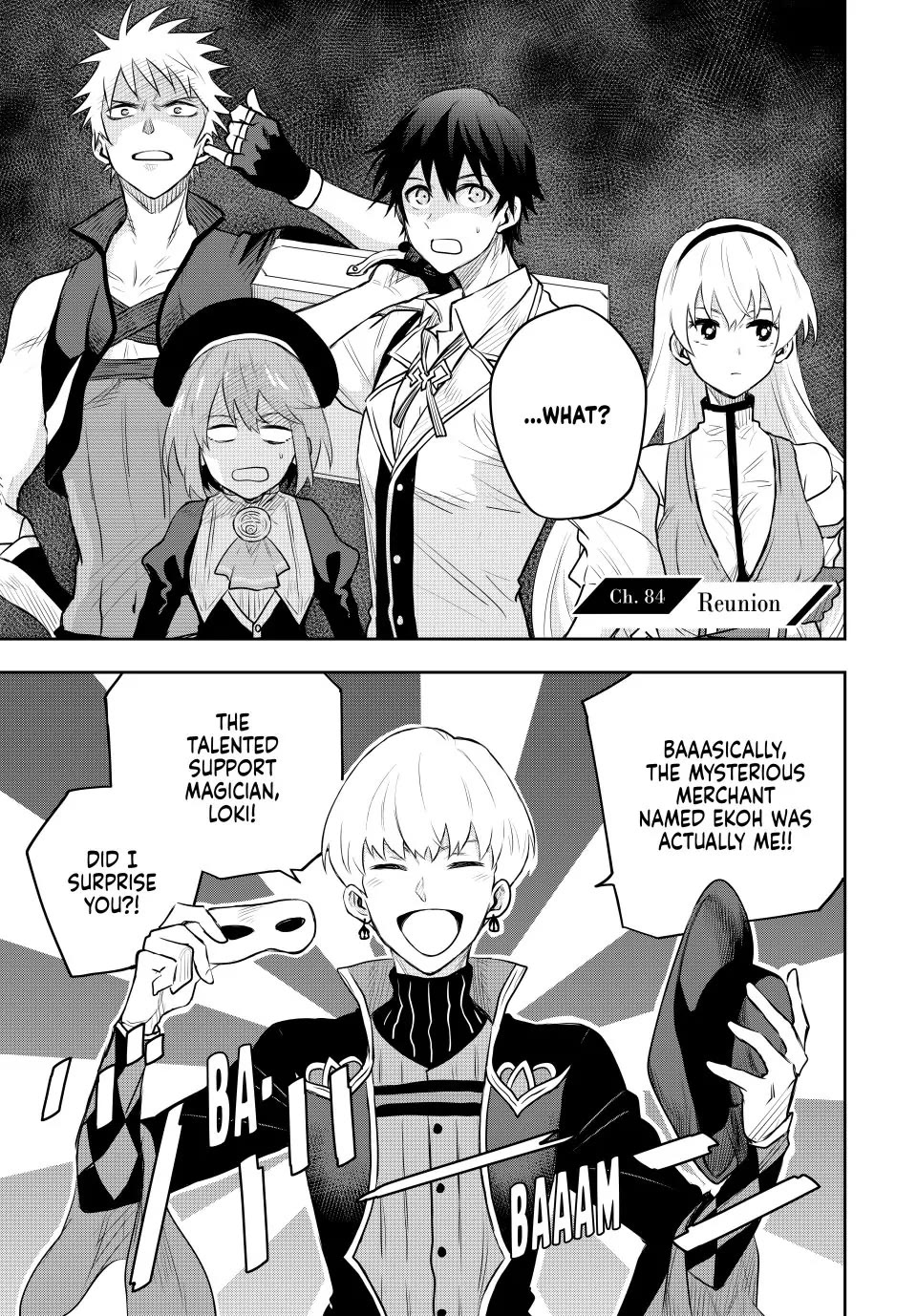 A Court Magician, Who Was Focused On Supportive Magic Because His Allies Were Too Weak, Aims To Become The Strongest After Being Banished chapter 84 page 1