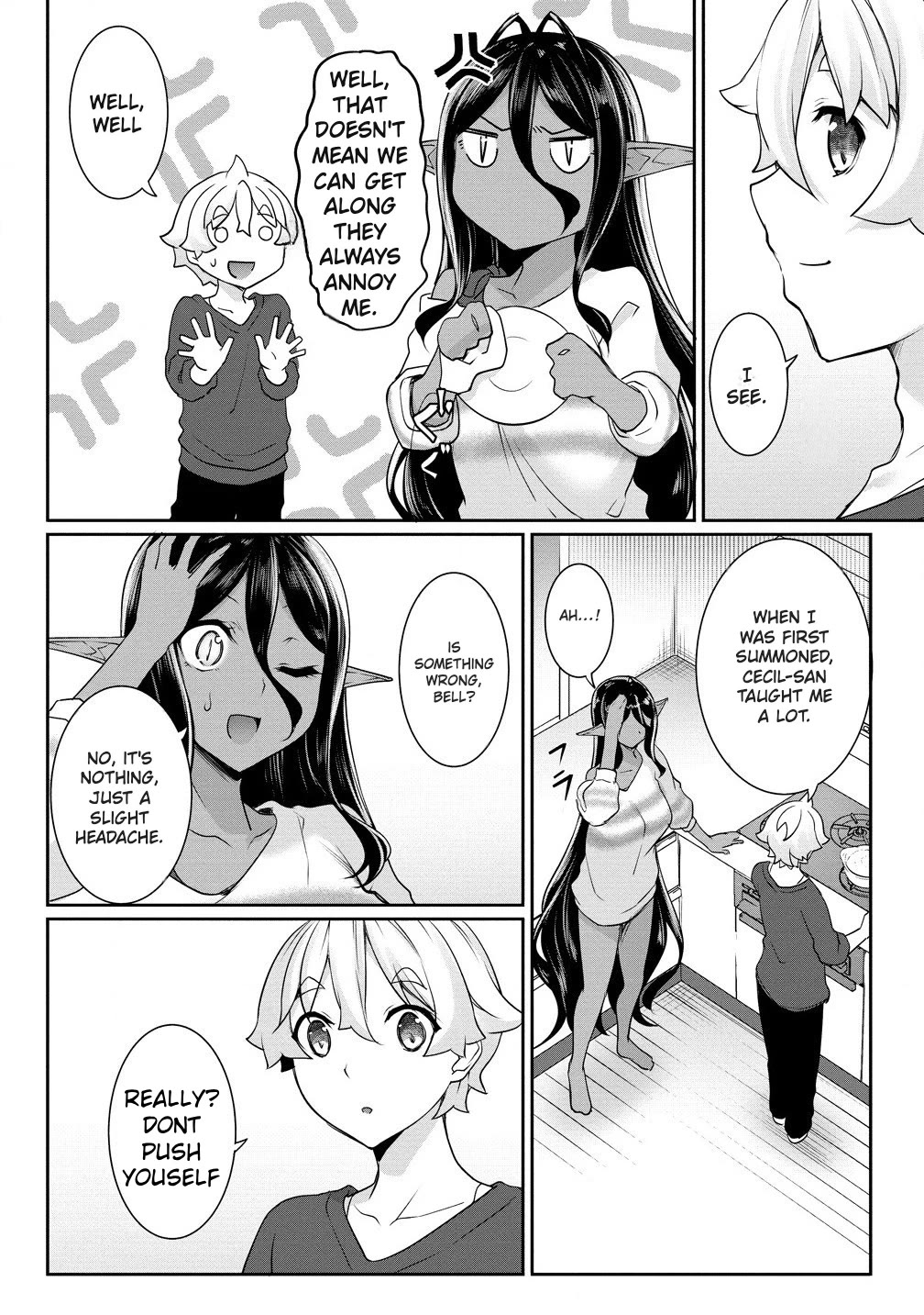 A Dark Elf with a Slightly Overwhelming Love Chased Me All the Way from Another World chapter 22 page 8