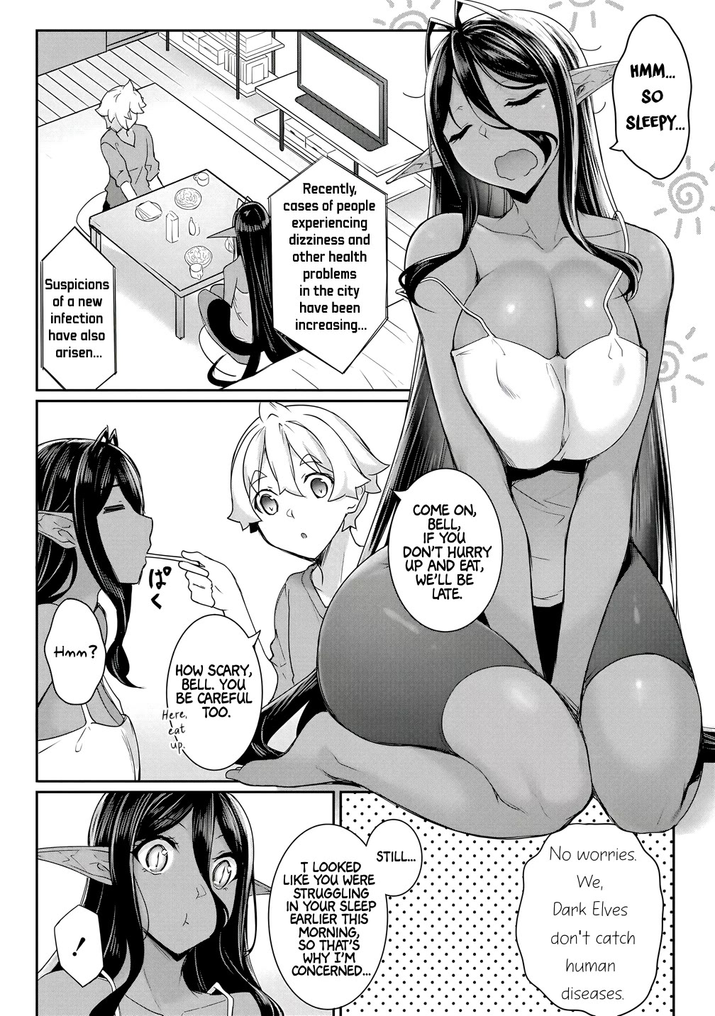 A Dark Elf with a Slightly Overwhelming Love Chased Me All the Way from Another World chapter 23 page 6