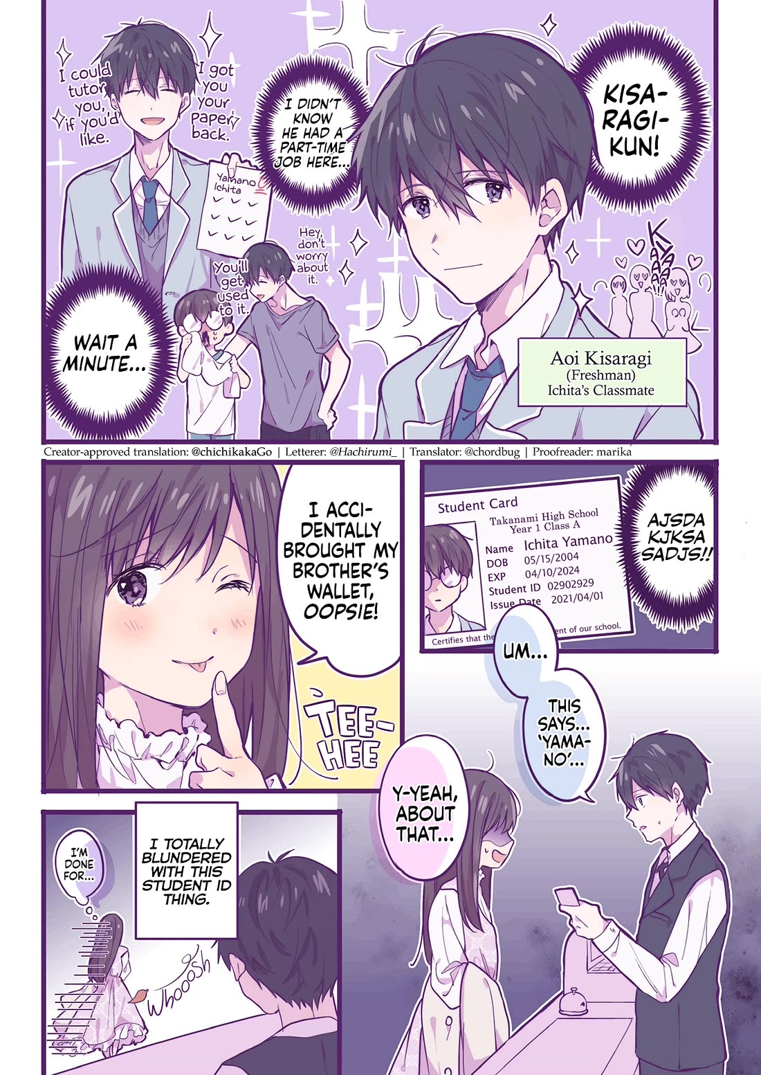 A First-Year High School Boy Whose Hobby Is Cross-Dressing chapter 1 page 4
