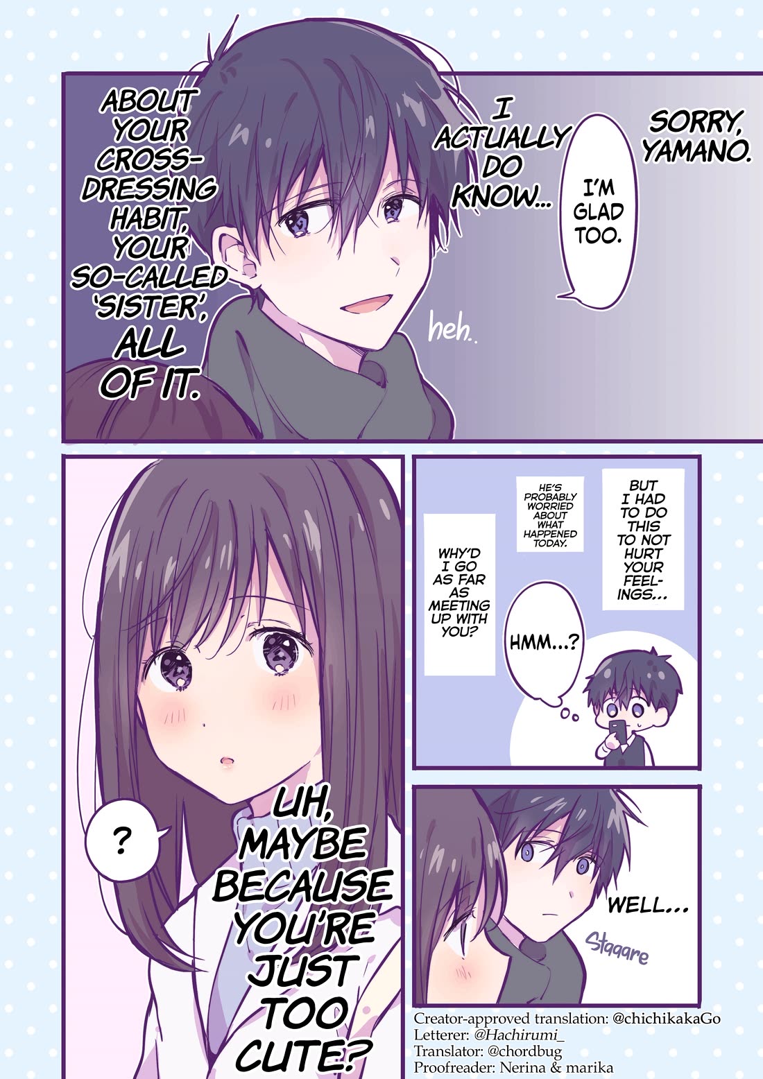 A First-Year High School Boy Whose Hobby Is Cross-Dressing chapter 2 page 4