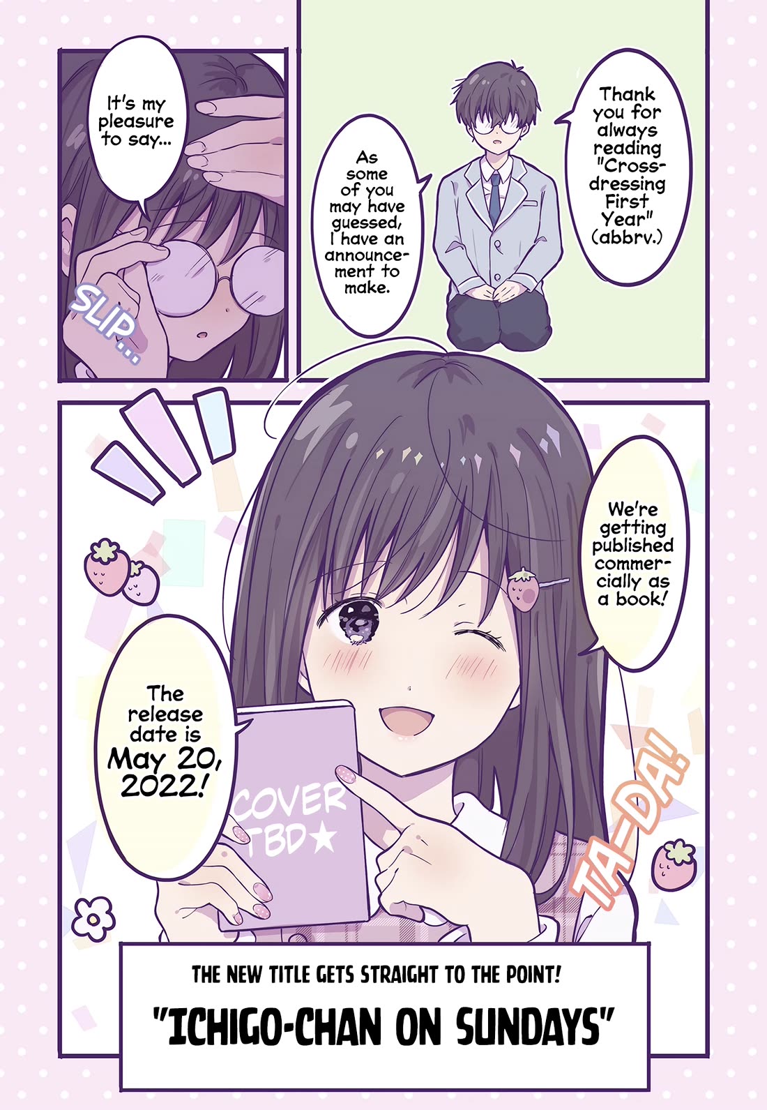 A First-Year High School Boy Whose Hobby Is Cross-Dressing chapter 9.5 page 1