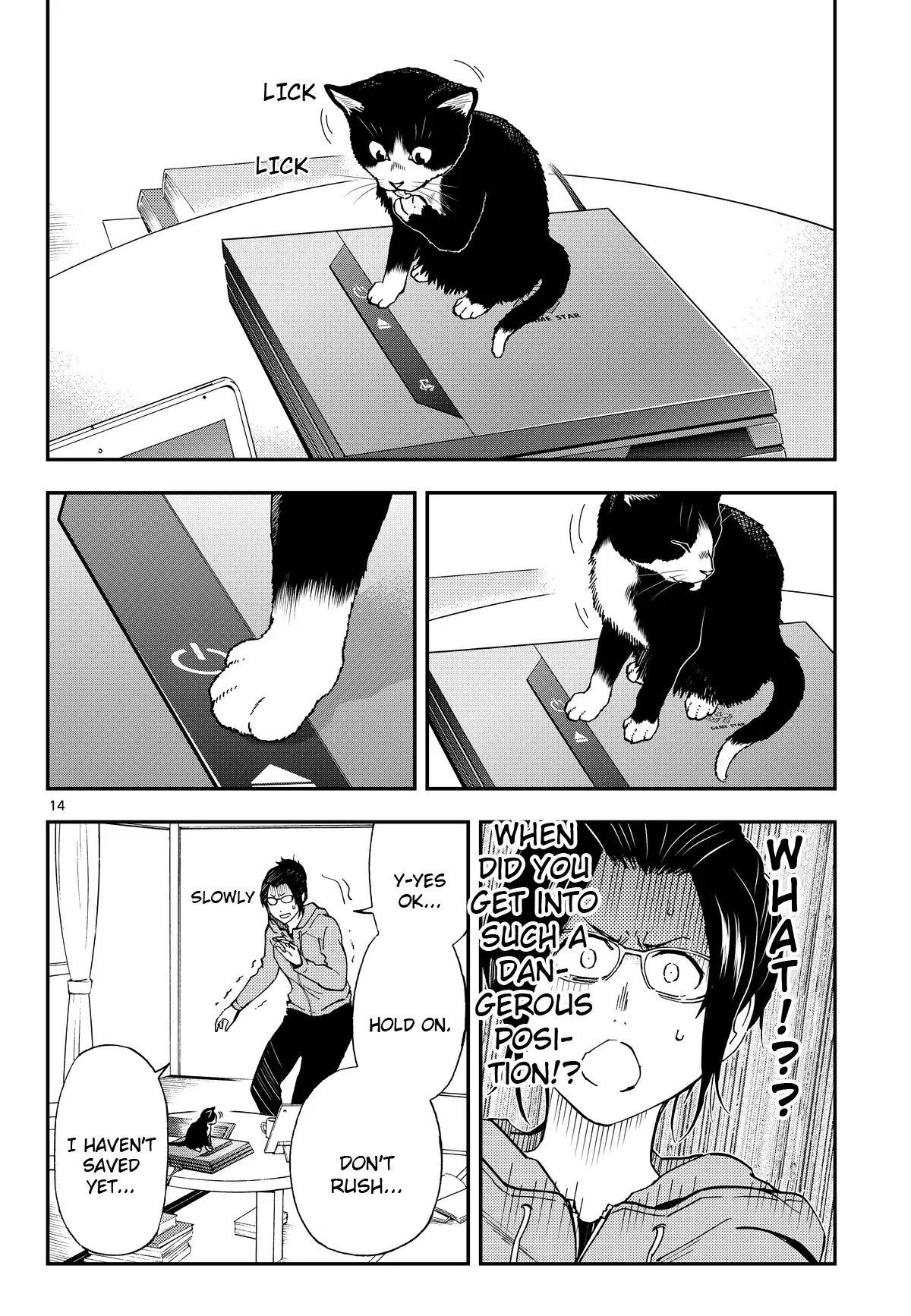 A Gamer Living with a Cat chapter 2 page 14