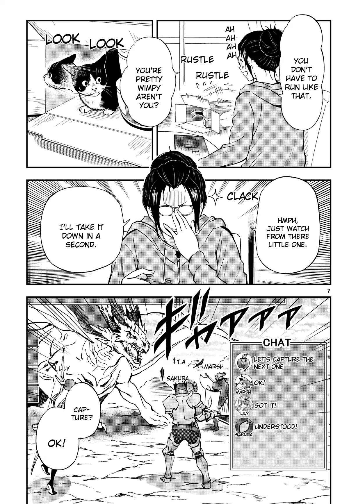 A Gamer Living with a Cat chapter 2 page 7