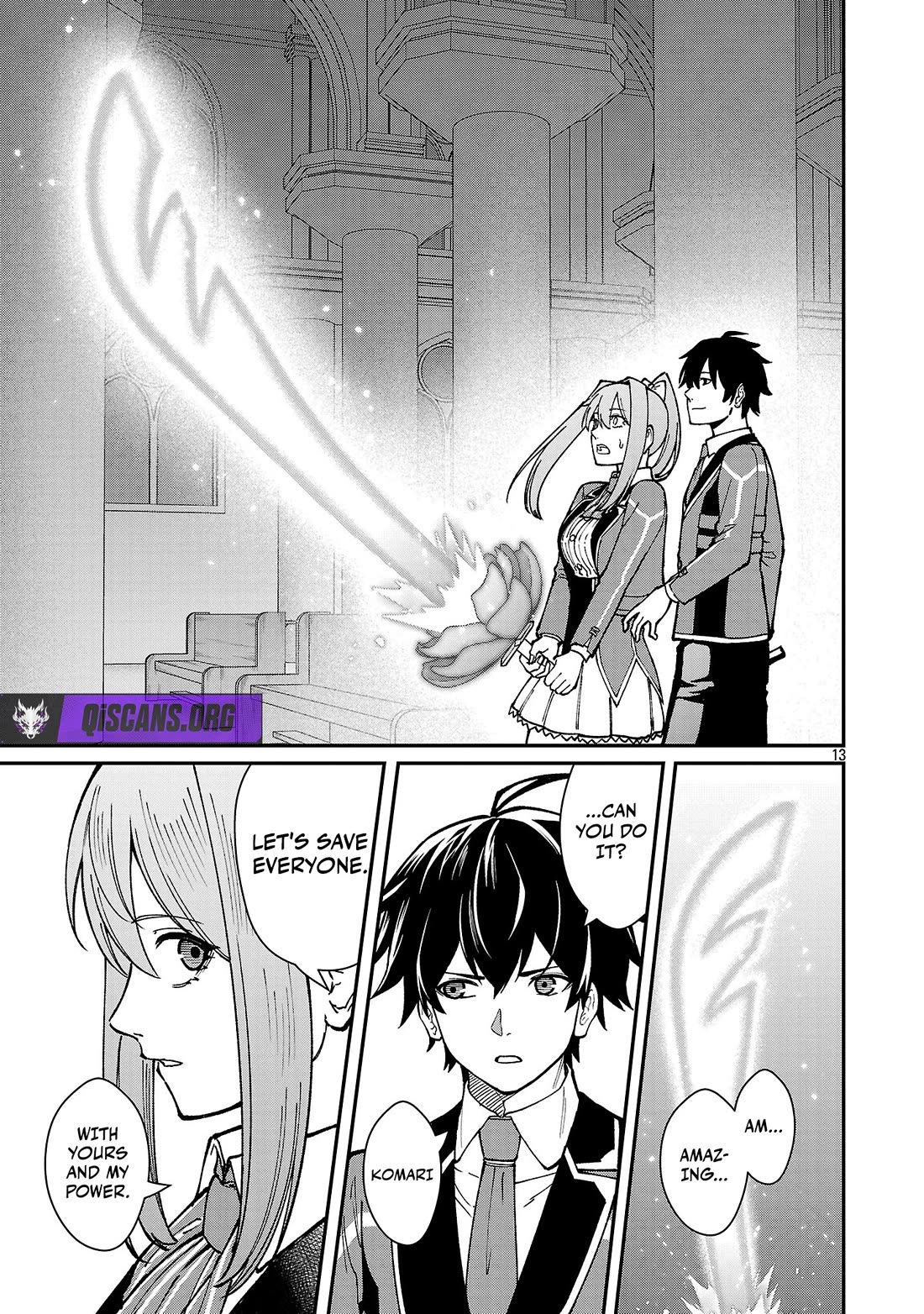 A Hero Trained by the Most Evil Demon King is Unrivaled in the Academy of Returnees from Another World chapter 39 page 14