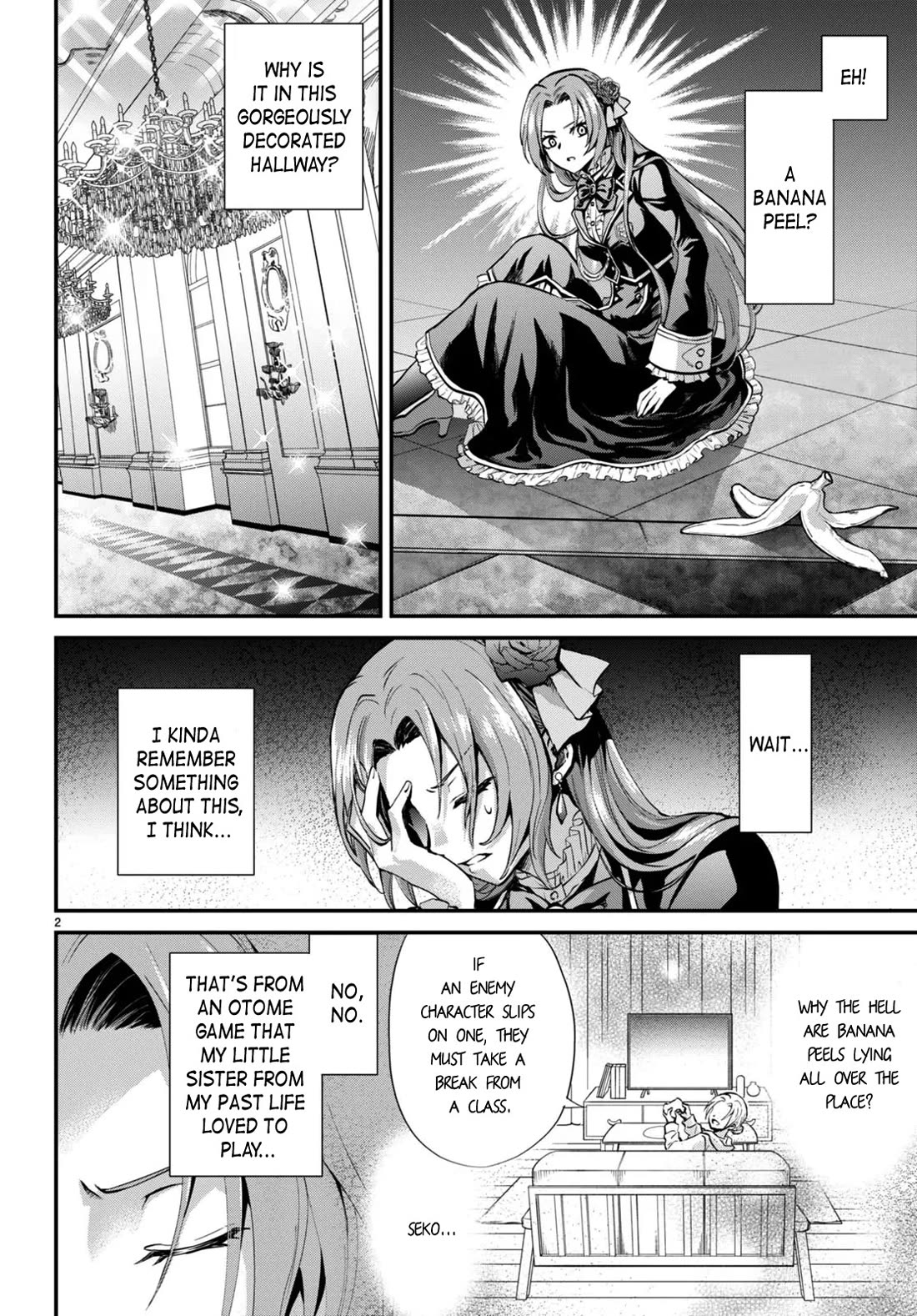 A High School Boy Reincarnates as the Villainous Daughter in an Otome Game. chapter 1 page 5