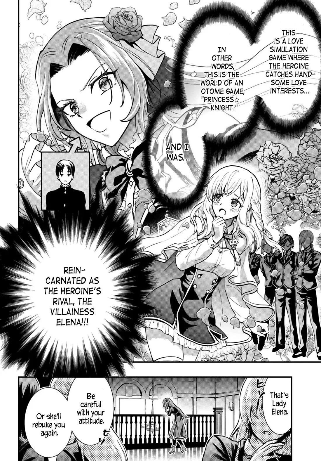 A High School Boy Reincarnates as the Villainous Daughter in an Otome Game. chapter 1 page 7