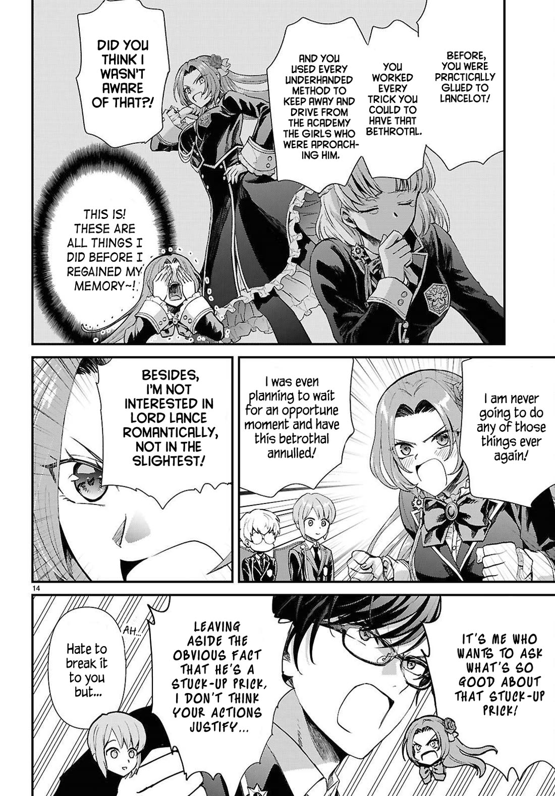 A High School Boy Reincarnates as the Villainous Daughter in an Otome Game. chapter 10 page 14