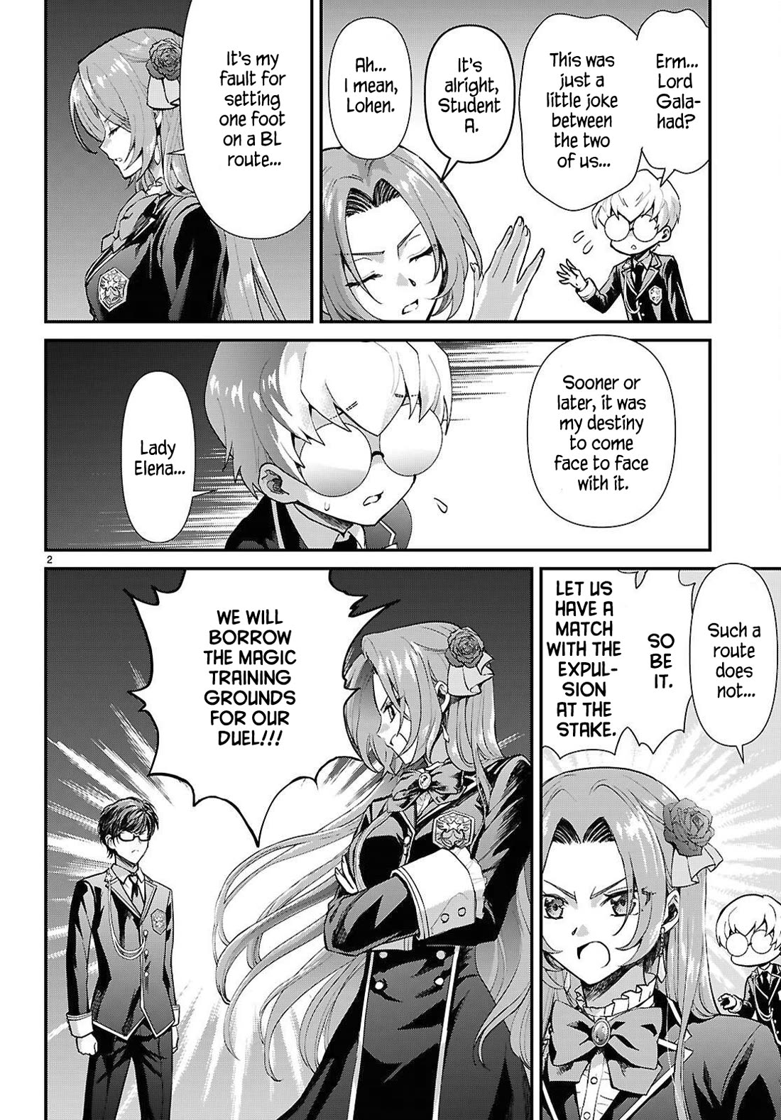 A High School Boy Reincarnates as the Villainous Daughter in an Otome Game. chapter 10 page 2