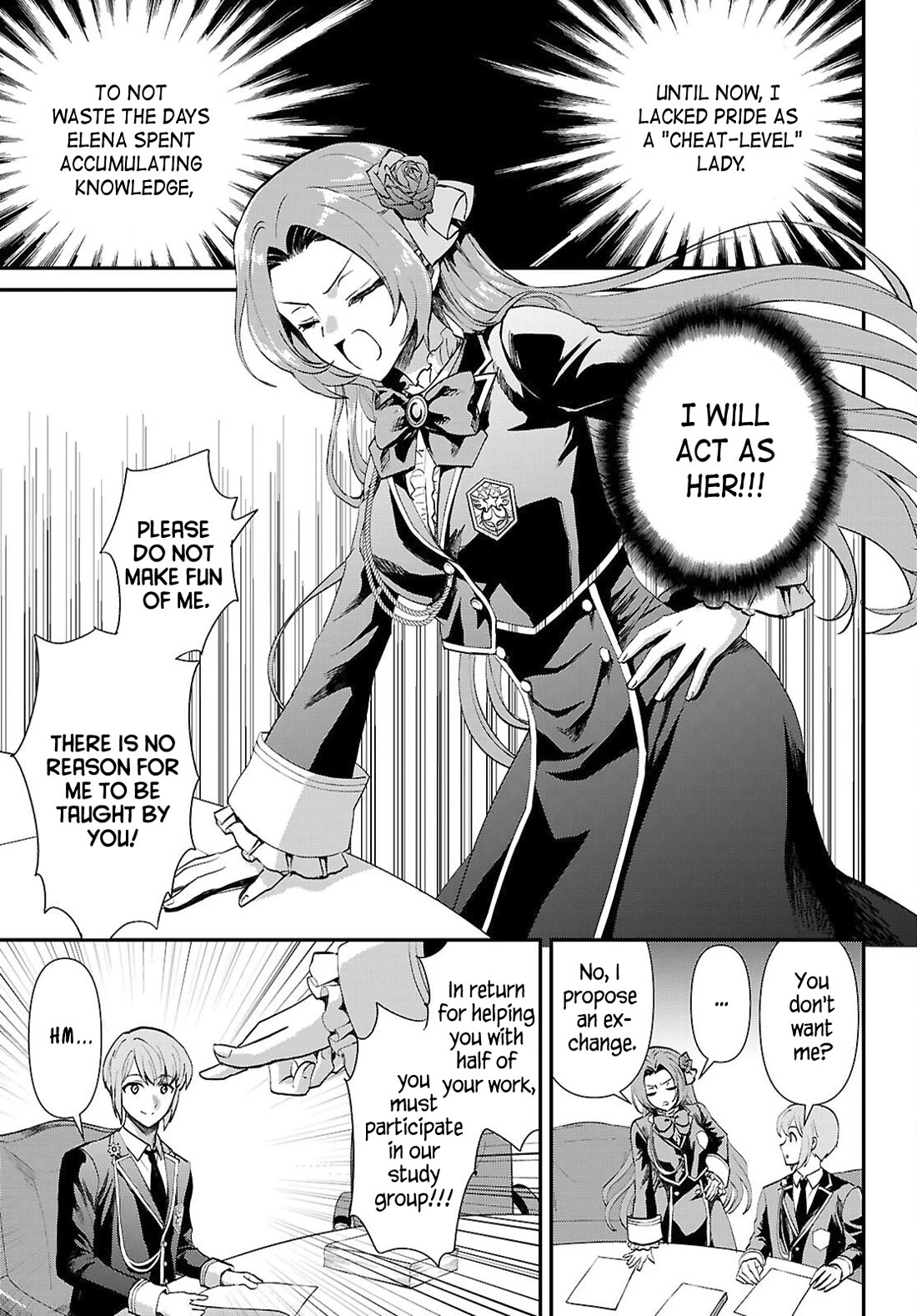 A High School Boy Reincarnates as the Villainous Daughter in an Otome Game. chapter 15 page 11