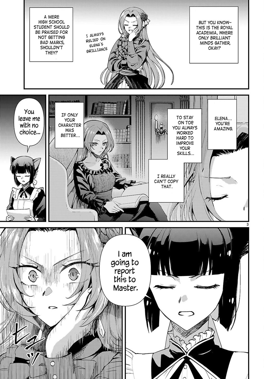 A High School Boy Reincarnates as the Villainous Daughter in an Otome Game. chapter 15 page 3