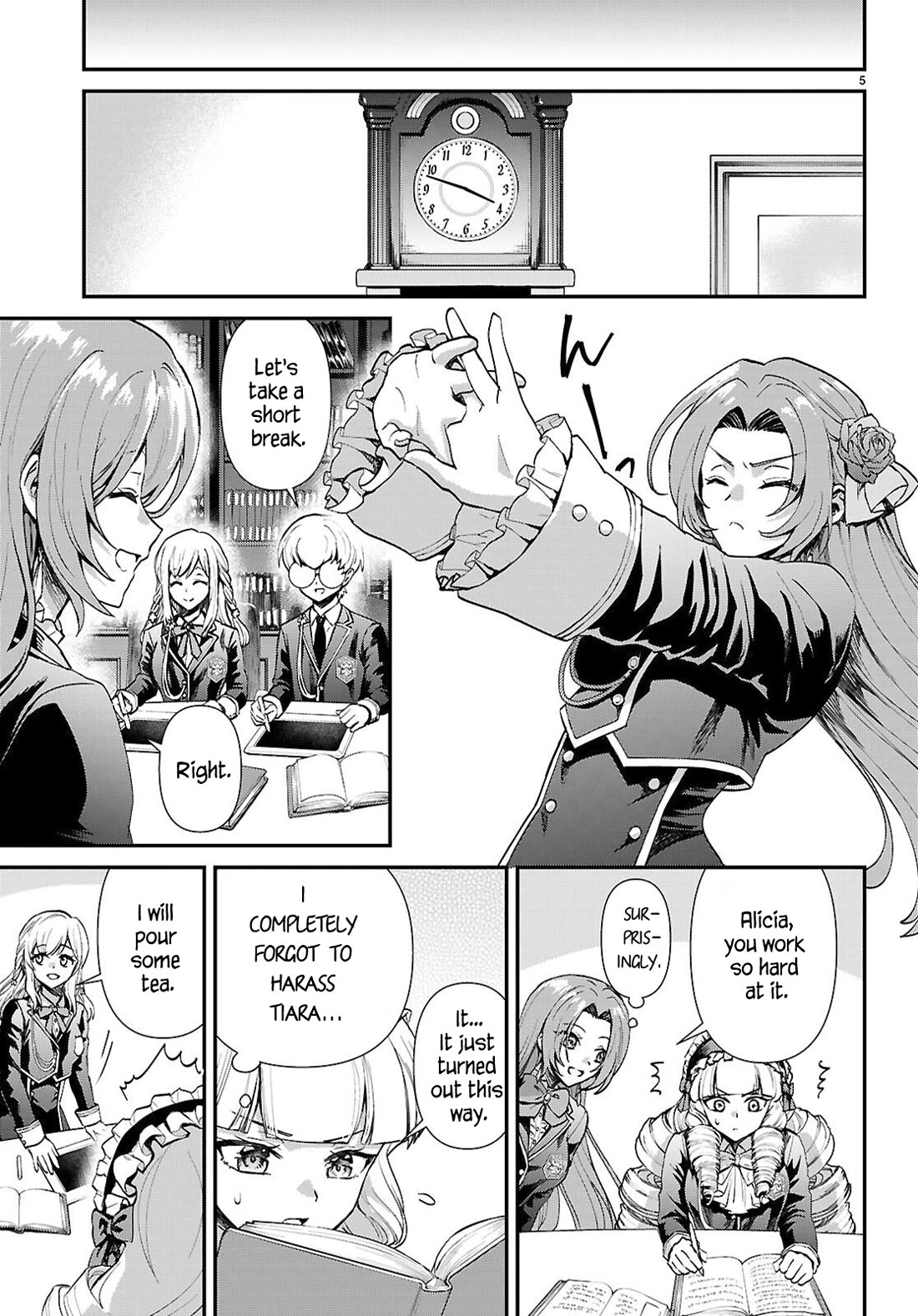 A High School Boy Reincarnates as the Villainous Daughter in an Otome Game. chapter 16 page 5