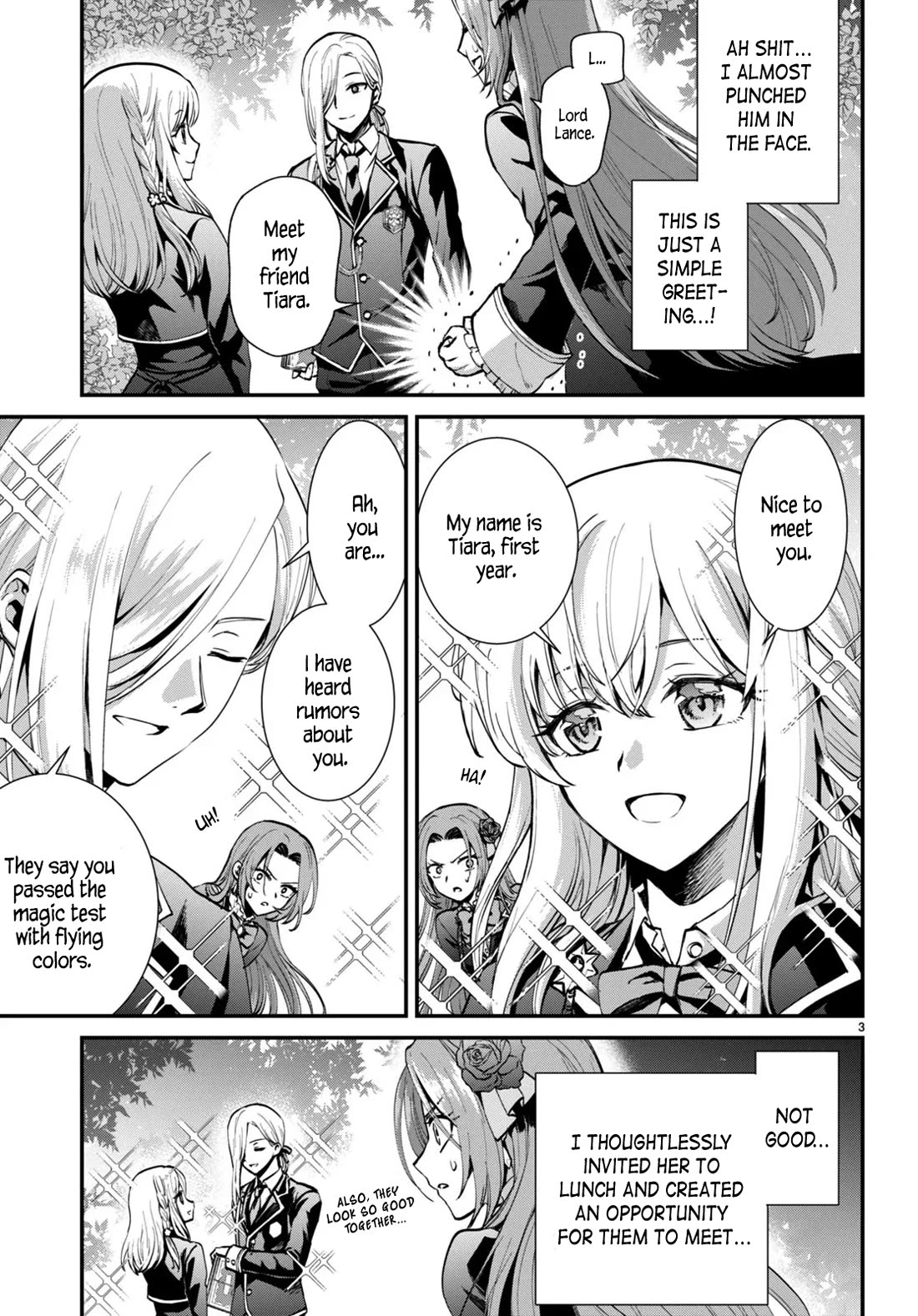 A High School Boy Reincarnates as the Villainous Daughter in an Otome Game. chapter 2 page 3