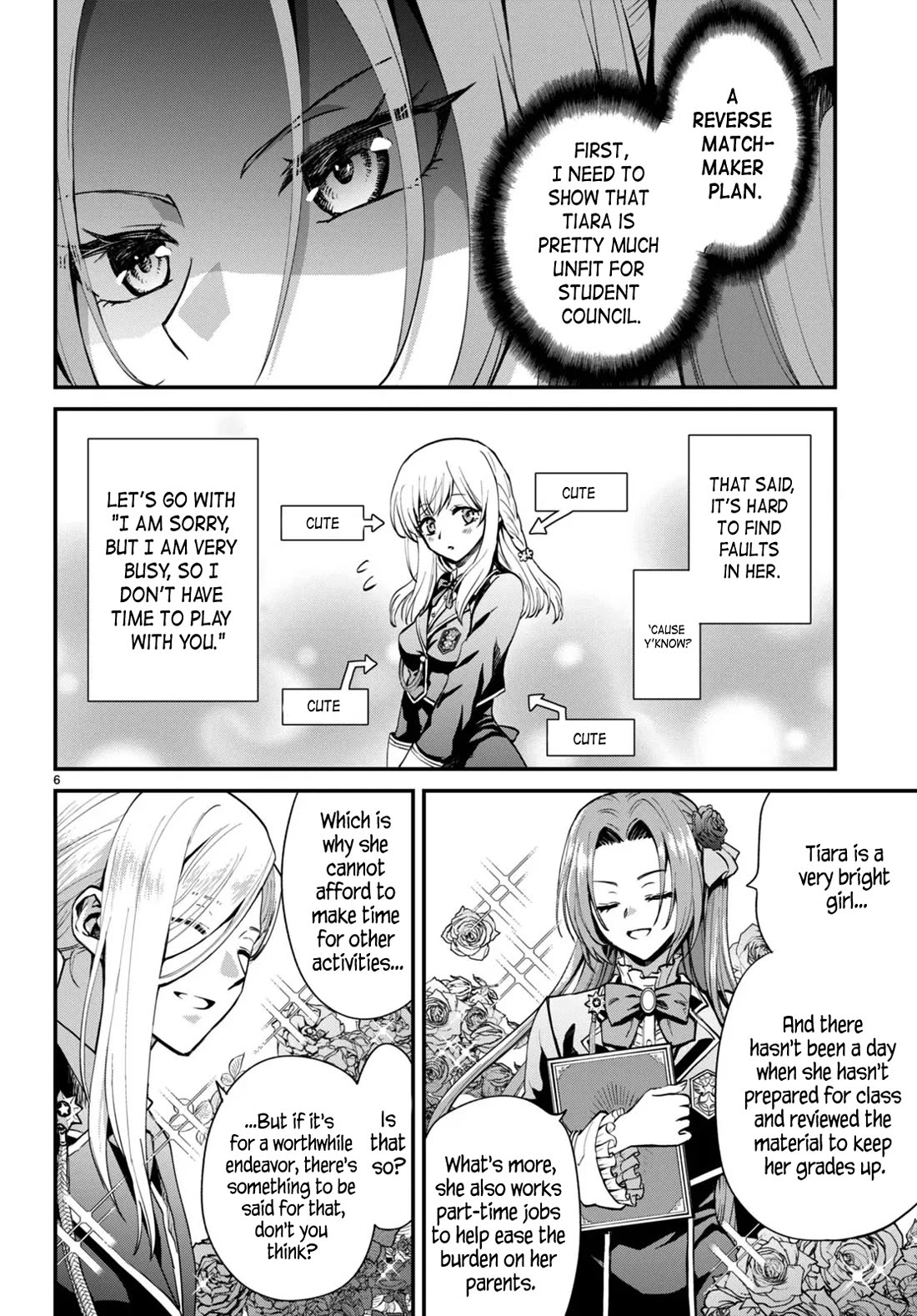 A High School Boy Reincarnates as the Villainous Daughter in an Otome Game. chapter 2 page 6