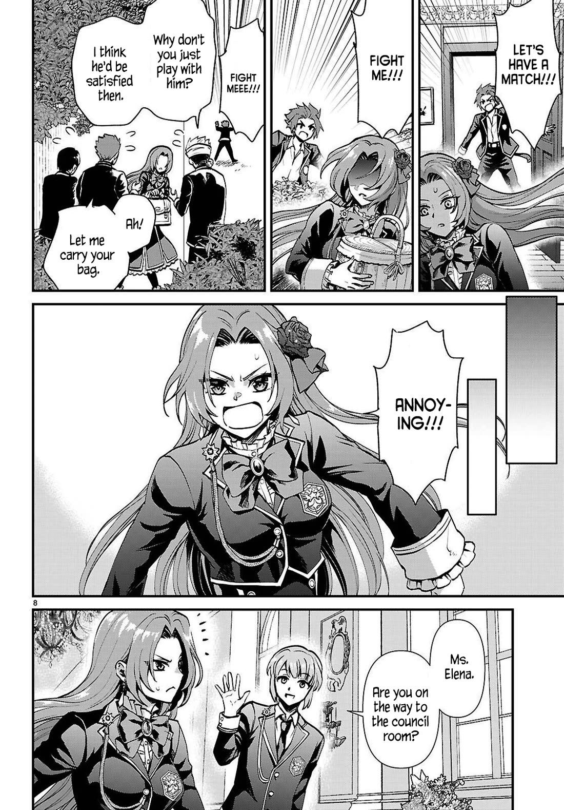 A High School Boy Reincarnates as the Villainous Daughter in an Otome Game. chapter 5 page 8