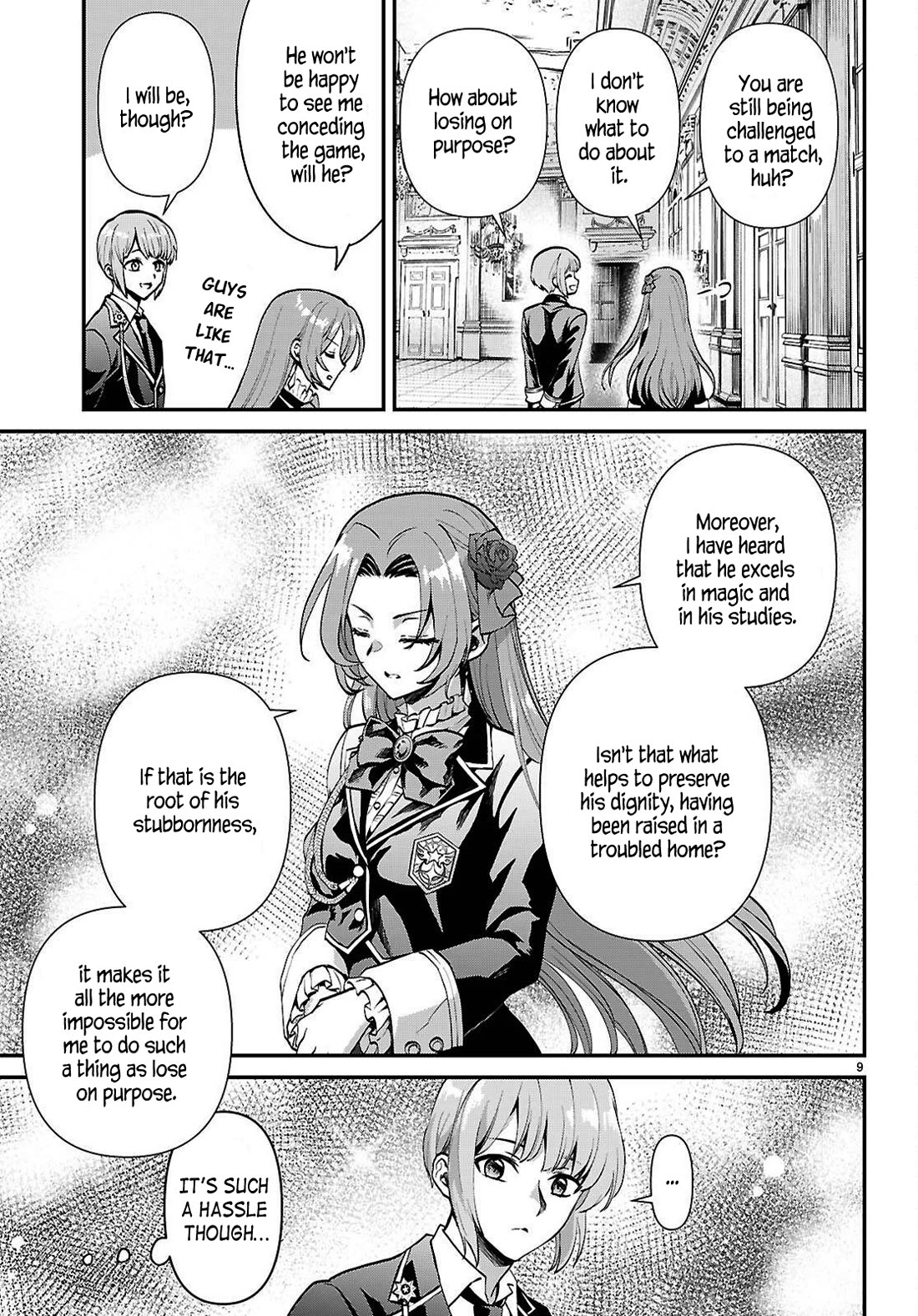 A High School Boy Reincarnates as the Villainous Daughter in an Otome Game. chapter 5 page 9