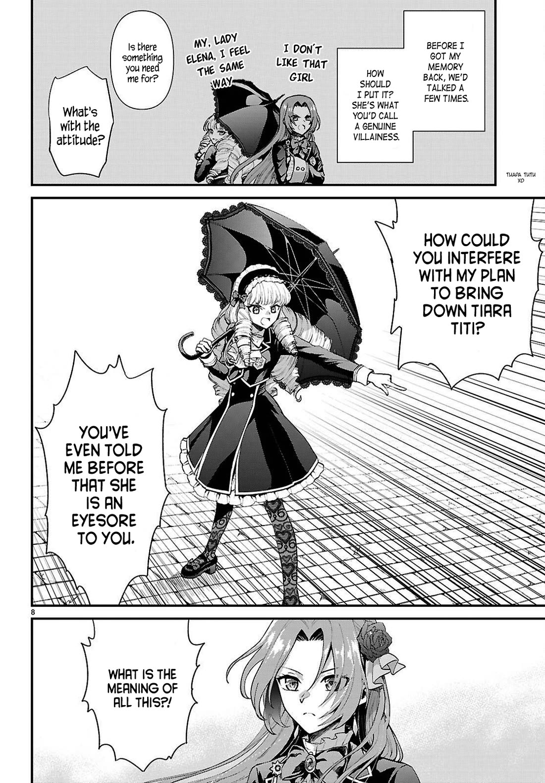 A High School Boy Reincarnates as the Villainous Daughter in an Otome Game. chapter 7 page 8