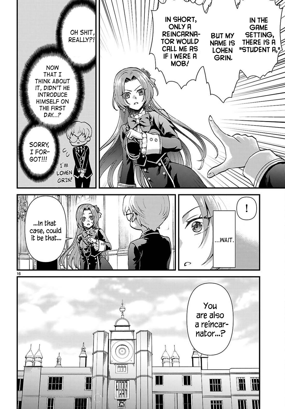 A High School Boy Reincarnates as the Villainous Daughter in an Otome Game. chapter 9 page 16