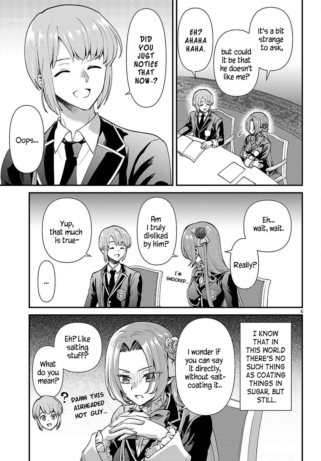 A High School Boy Reincarnates as the Villainous Daughter in an Otome Game. chapter 9 page 5