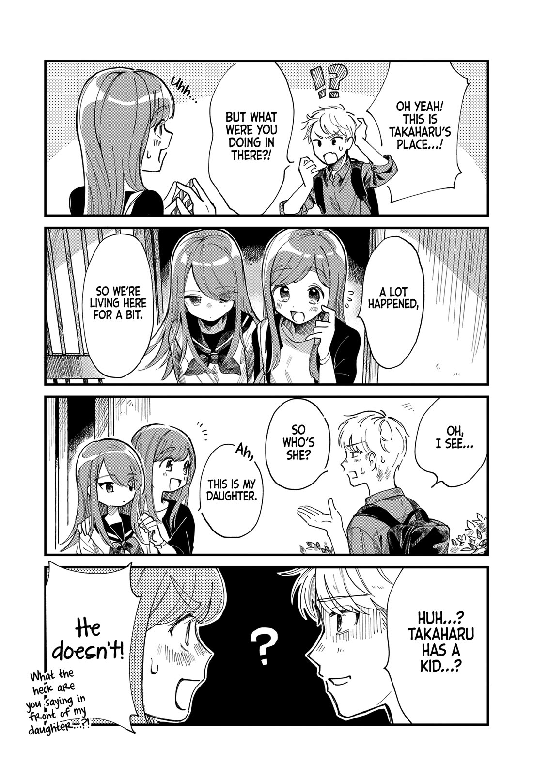 A Hungry Mother and Daughter and Her Ex-Boyfriend Landlord chapter 3 page 3