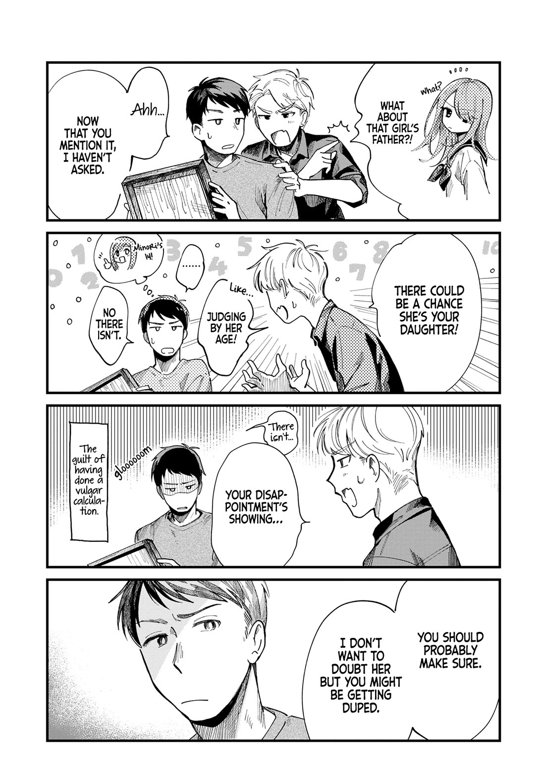 A Hungry Mother and Daughter and Her Ex-Boyfriend Landlord chapter 3 page 9